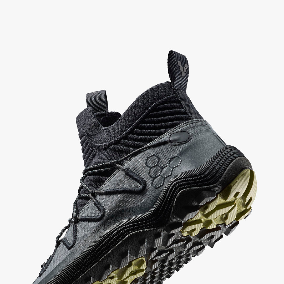 Vivobarefoot Primus Trail Flow Mid Mens – Dark Shadow