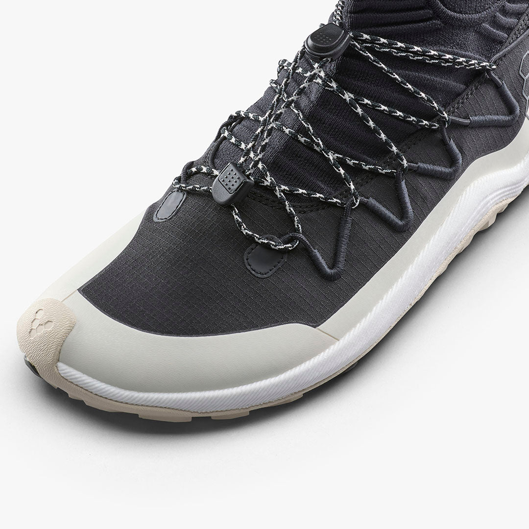 Vivobarefoot Primus Trail Flow Mid Mens – Obsidian