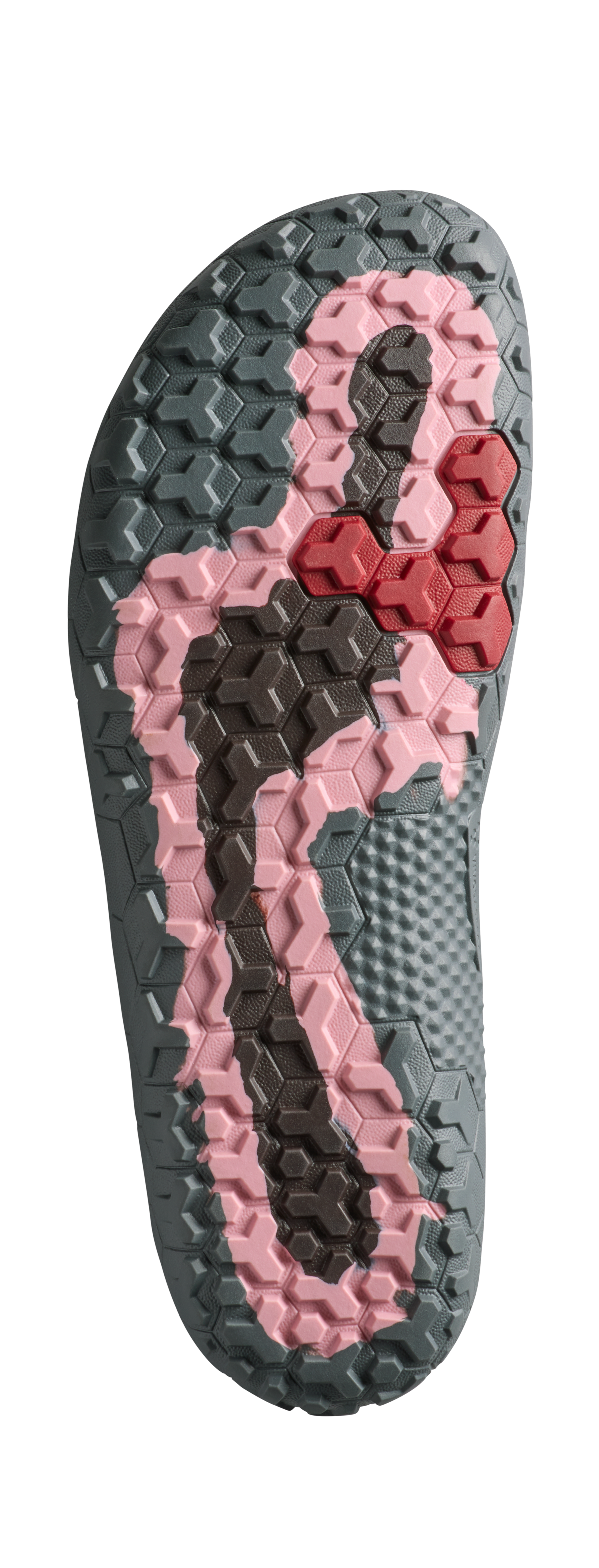 Vivobarefoot Primus Trail Knit FG Grounding Mens barfodssko til mænd i farven dark olive, sål