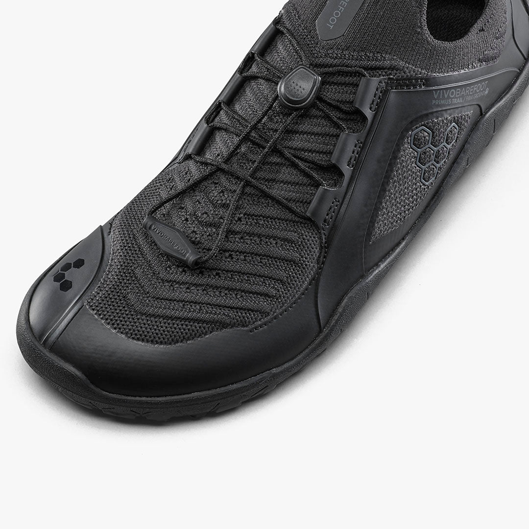 Vivobarefoot Primus Trail Knit FG Womens – Obsidian/Obsidian