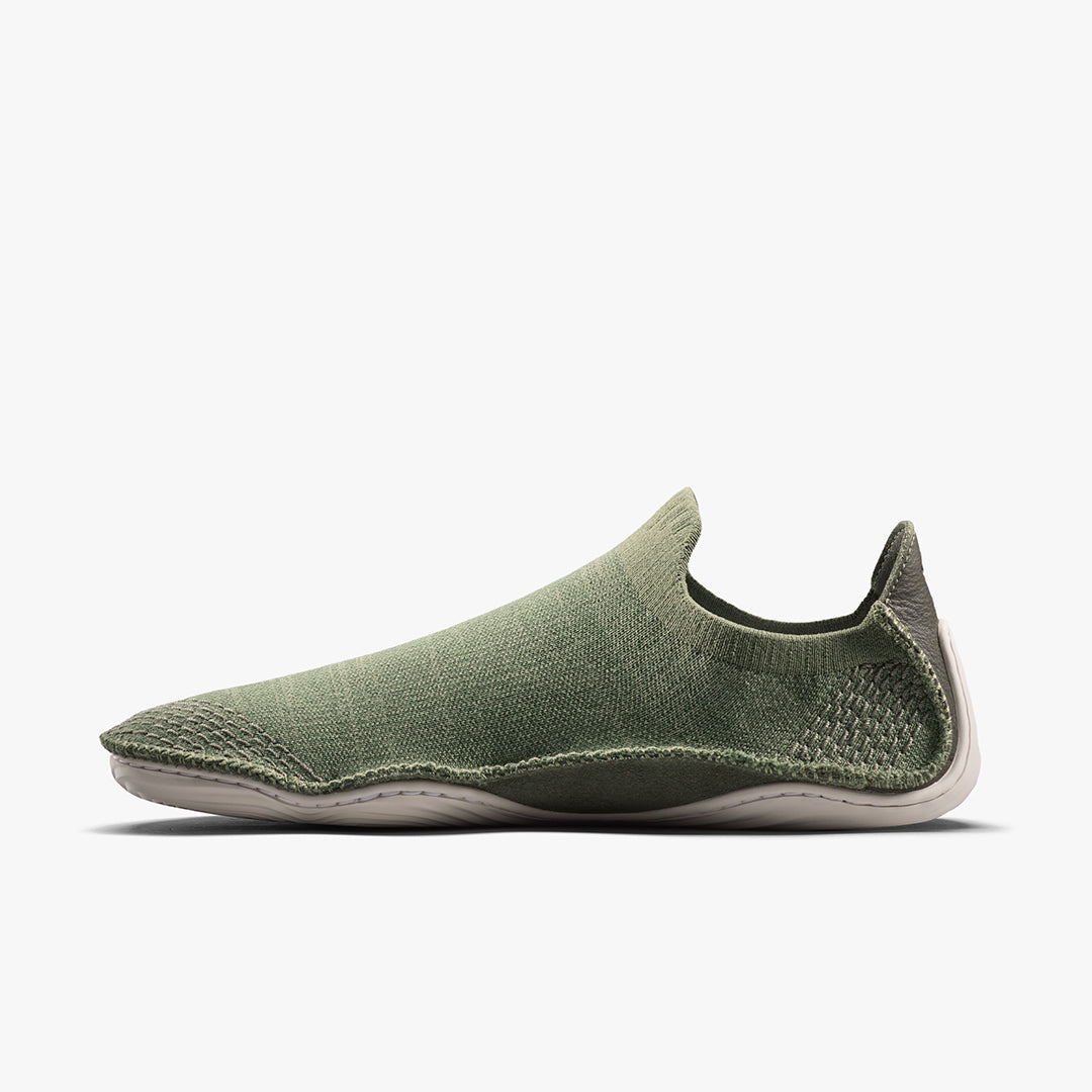 Vivobarefoot Sensus Slip On Knit Womens – Olive Night
