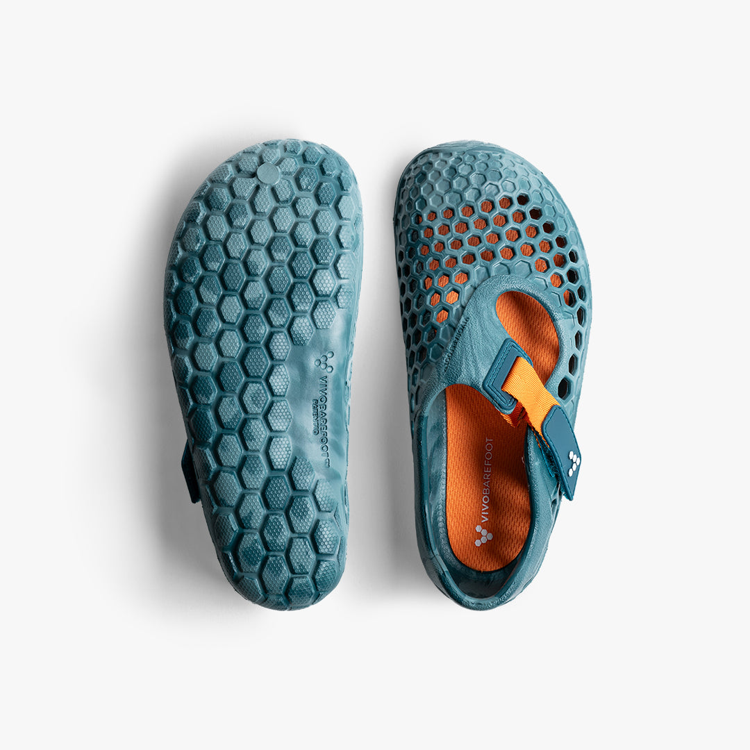 Vivobarefoot Ultra Bloom Kids – Børnesandaler – Ocean Wave