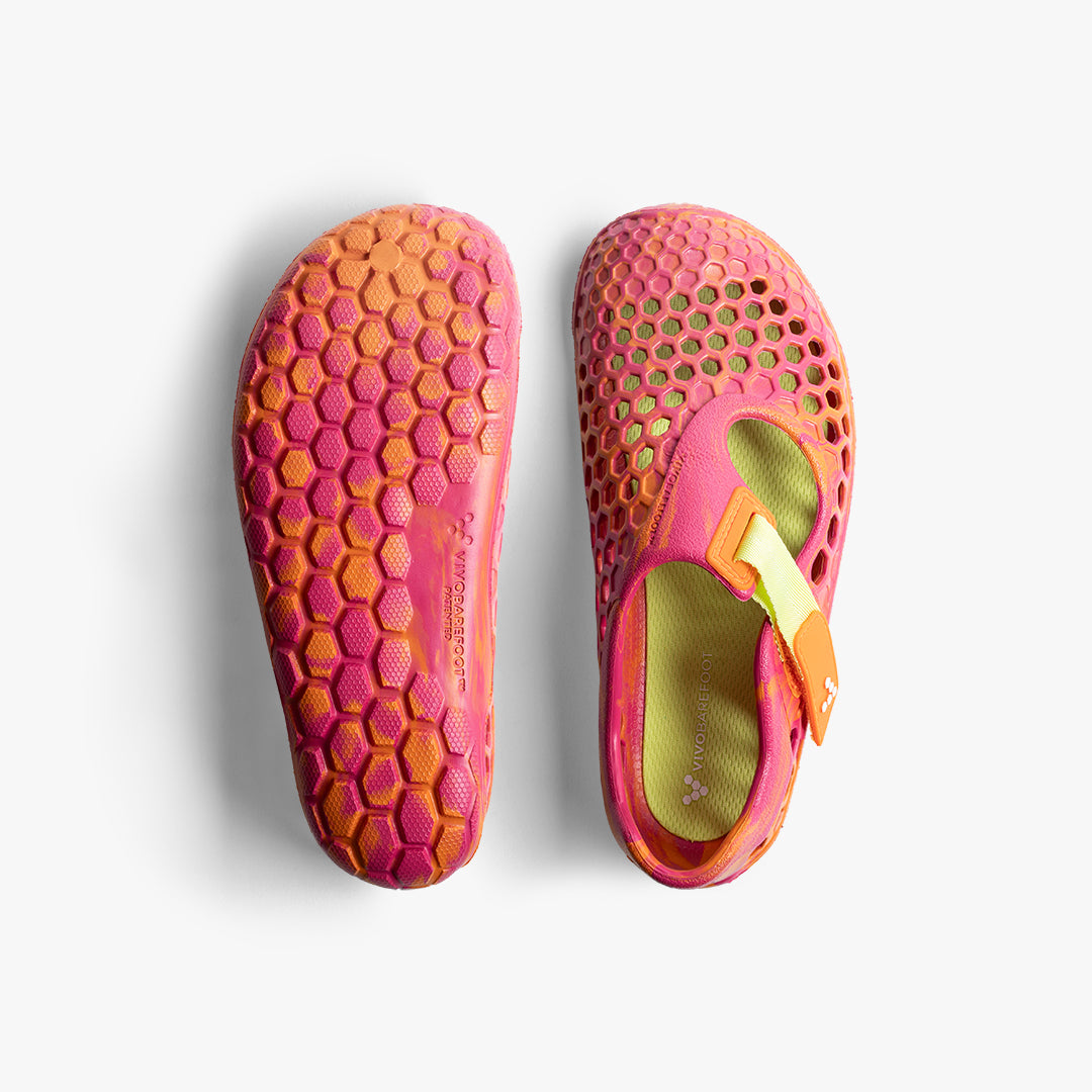 Vivobarefoot Ultra Bloom Kids – Børnesandaler – Sunrise