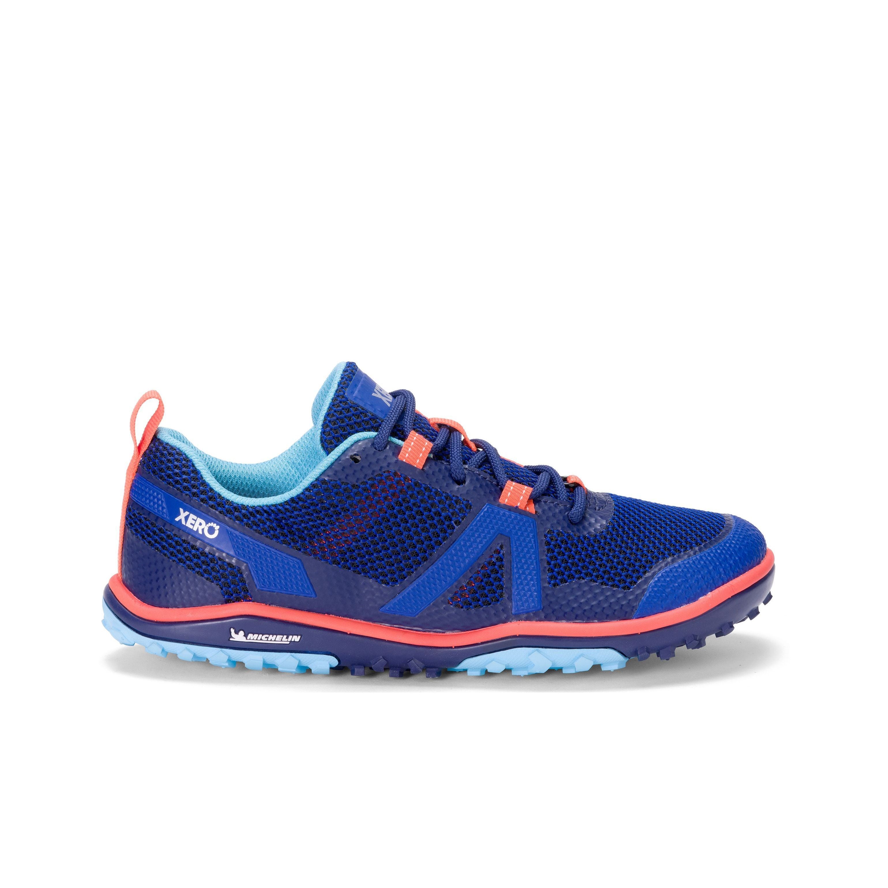 Xero Shoes Scrambler Low Womens – Sodalite Blue/Orange