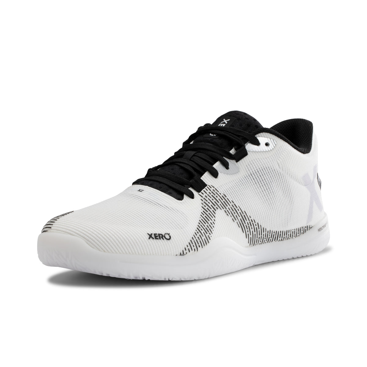 Xero Shoes X2 barfodssko til herre i farven White, set skråt forfra