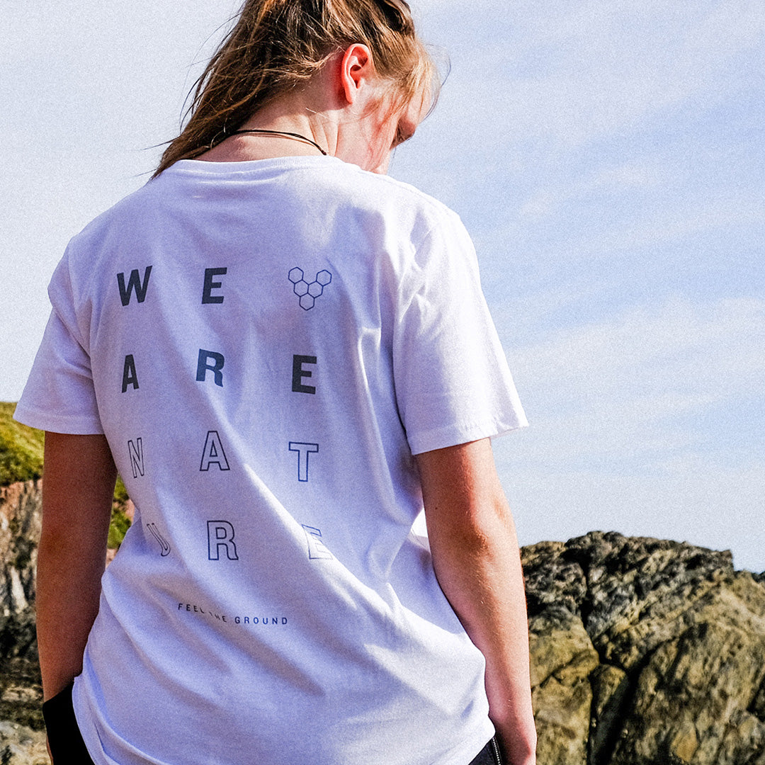 Vivobarefoot We Are Nature T-Shirt Unisex – White