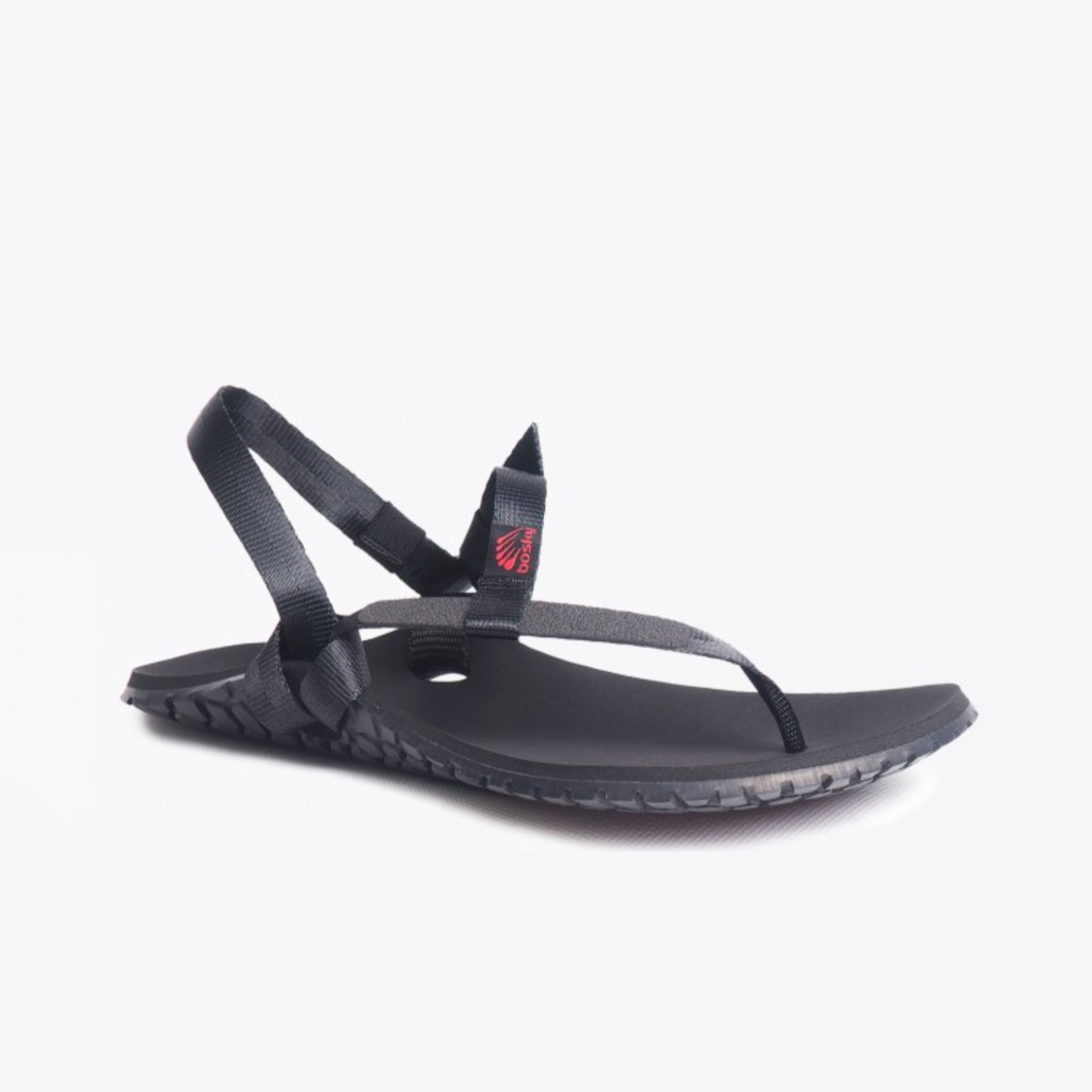 Bosky Enduro 2.0 Y Medium barfods sandaler til kvinder og mænd i farven black, yderside