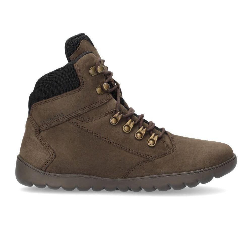 Groundies Ontario Men barfods Vinterstøvler til mænd i farven brown, yderside