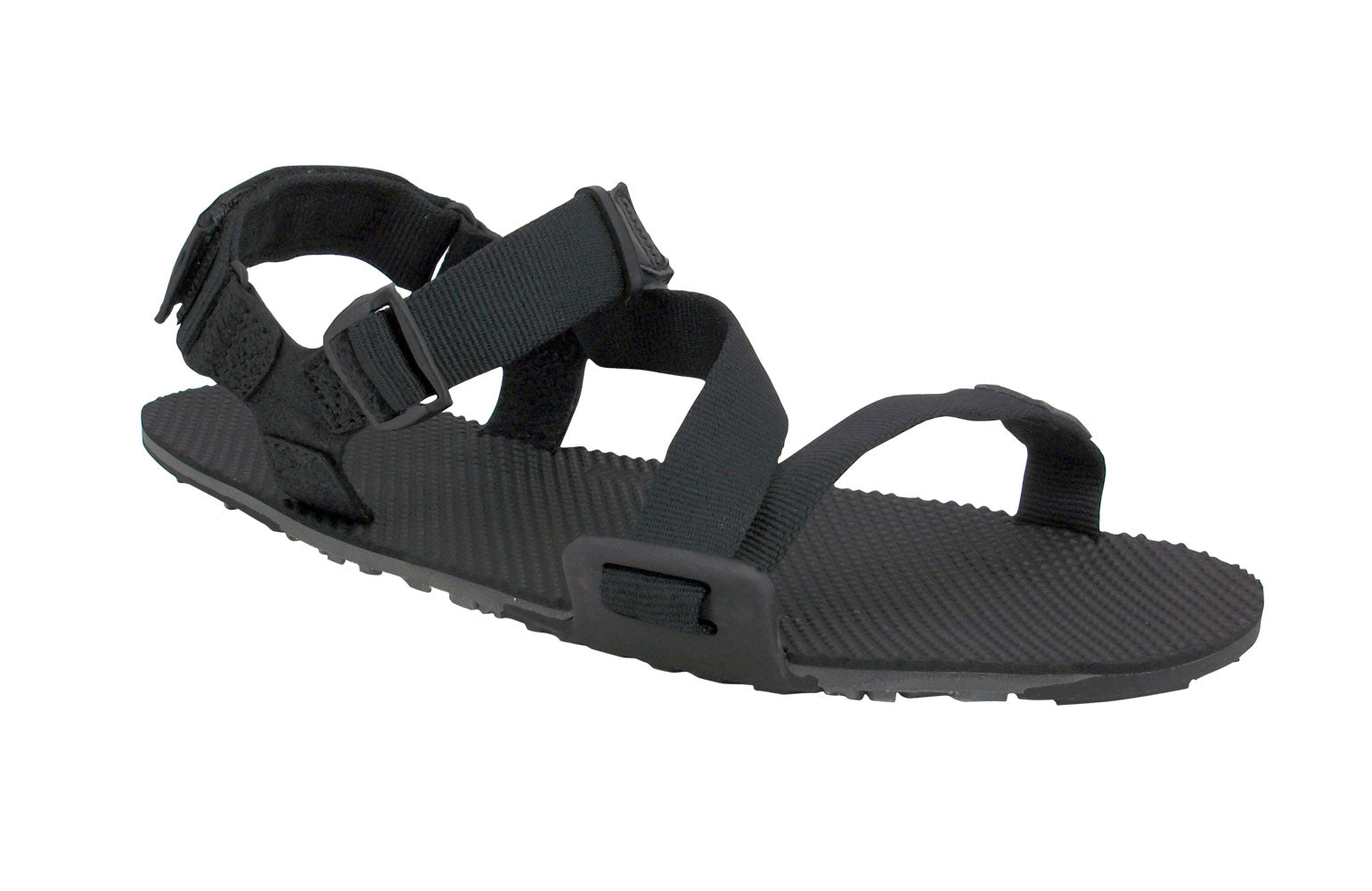 Xero Shoes Naboso Trail Mens – Sandals – Coal Black / Black