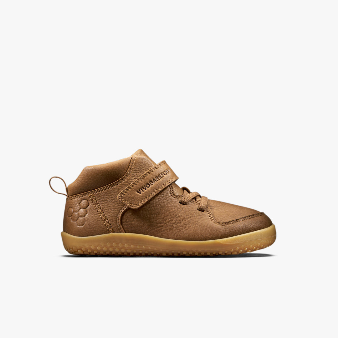 Vivobarefoot Primus Ludo Hi Winterised Kids – Acorn