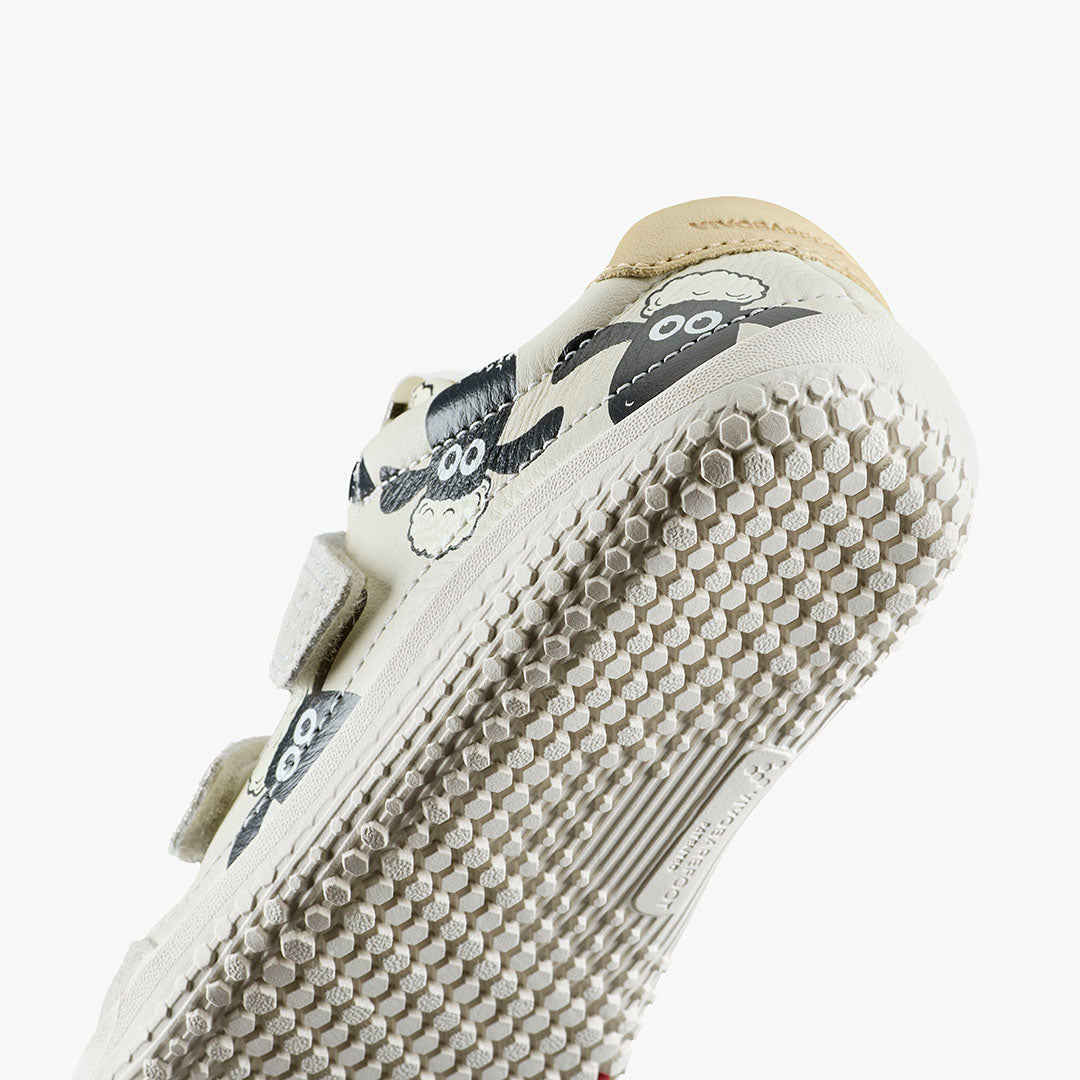 Vivobarefoot Gobi Sneaker Kids – Natural – Closeup2