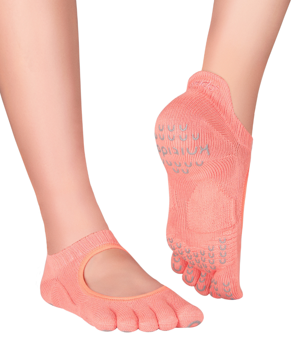 Knitido Plus "Kumo" – Yoga tåsokker – Light Pink