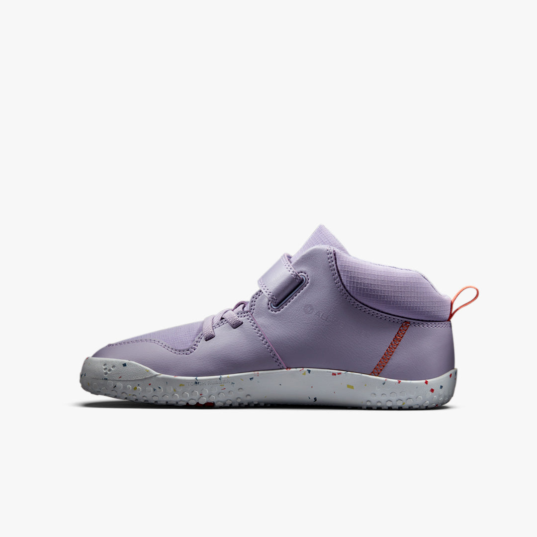 Vivobarefoot Primus Ludo Hi Juniors - Lilac