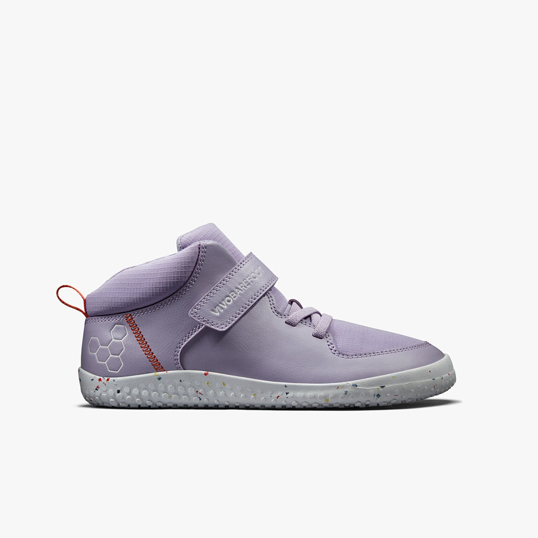 Vivobarefoot Primus Ludo Hi Juniors - Lilac