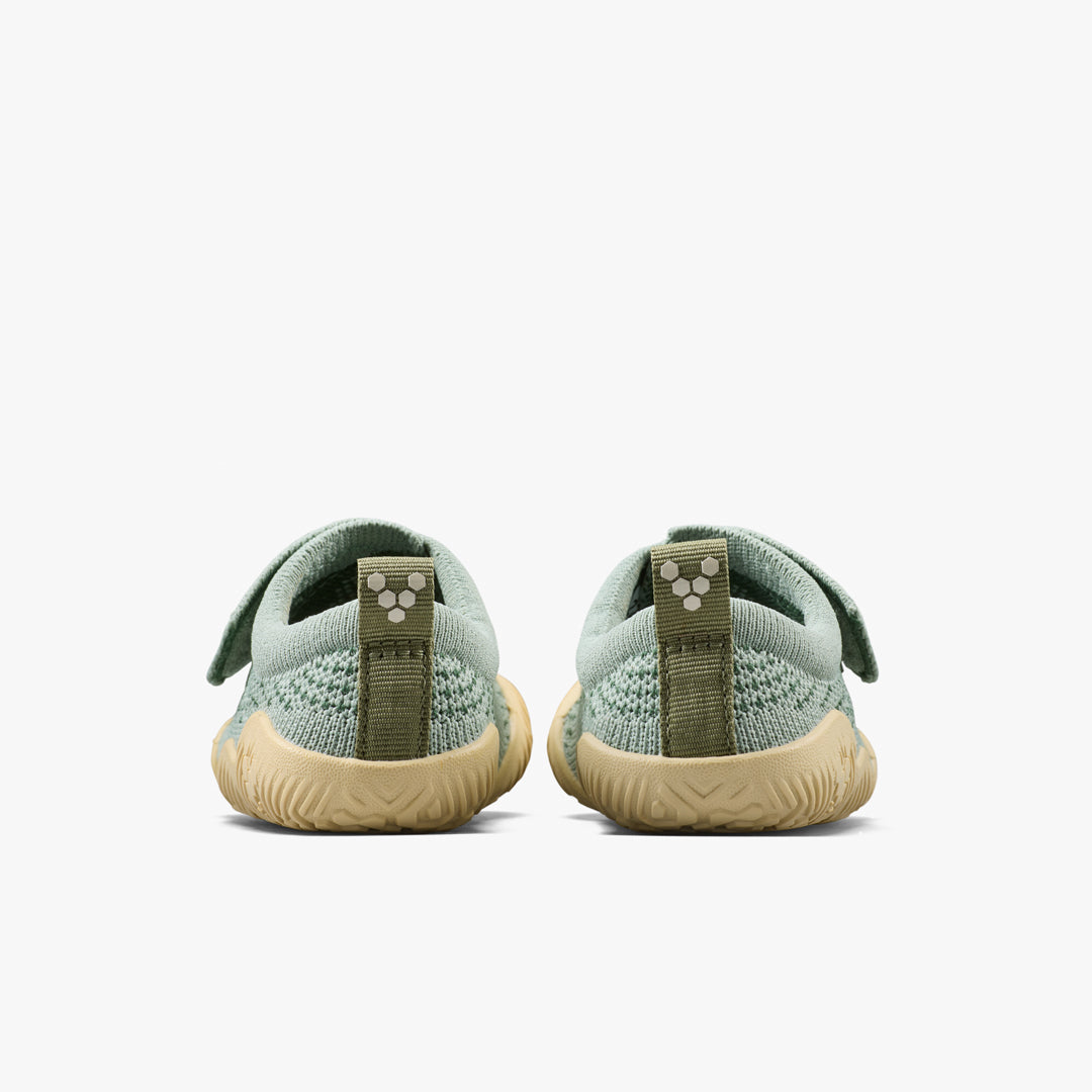 Vivobarefoot Motus Knit Toddlers Glacial Green - back view
