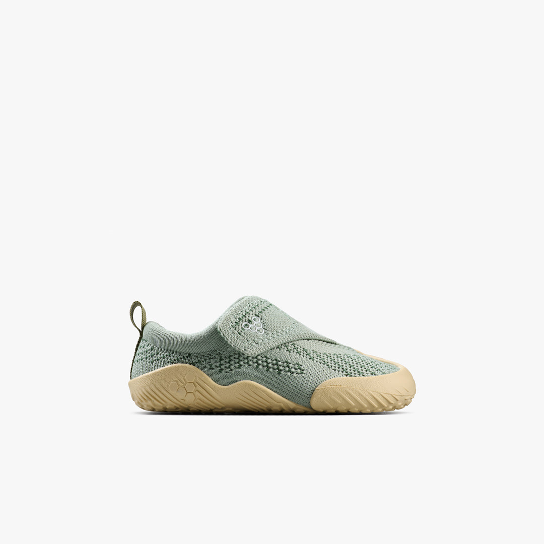 Vivobarefoot Motus Knit Toddlers Glacial Green - side view
