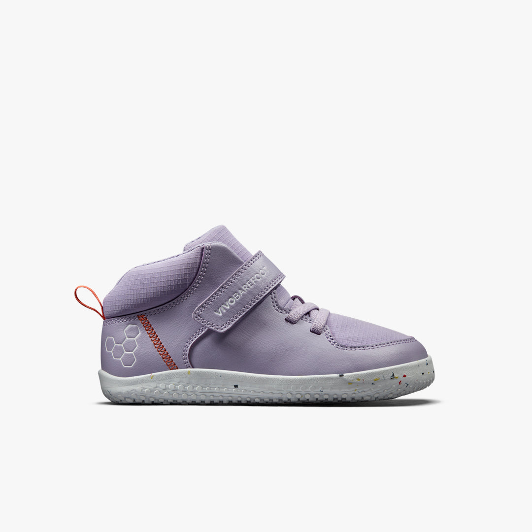 Vivobarefoot Primus Ludo Hi Preschool - Lilac