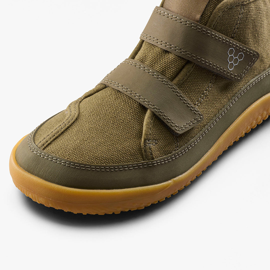 Vivobarefoot Gobi Utility Preschool – Dark Olive