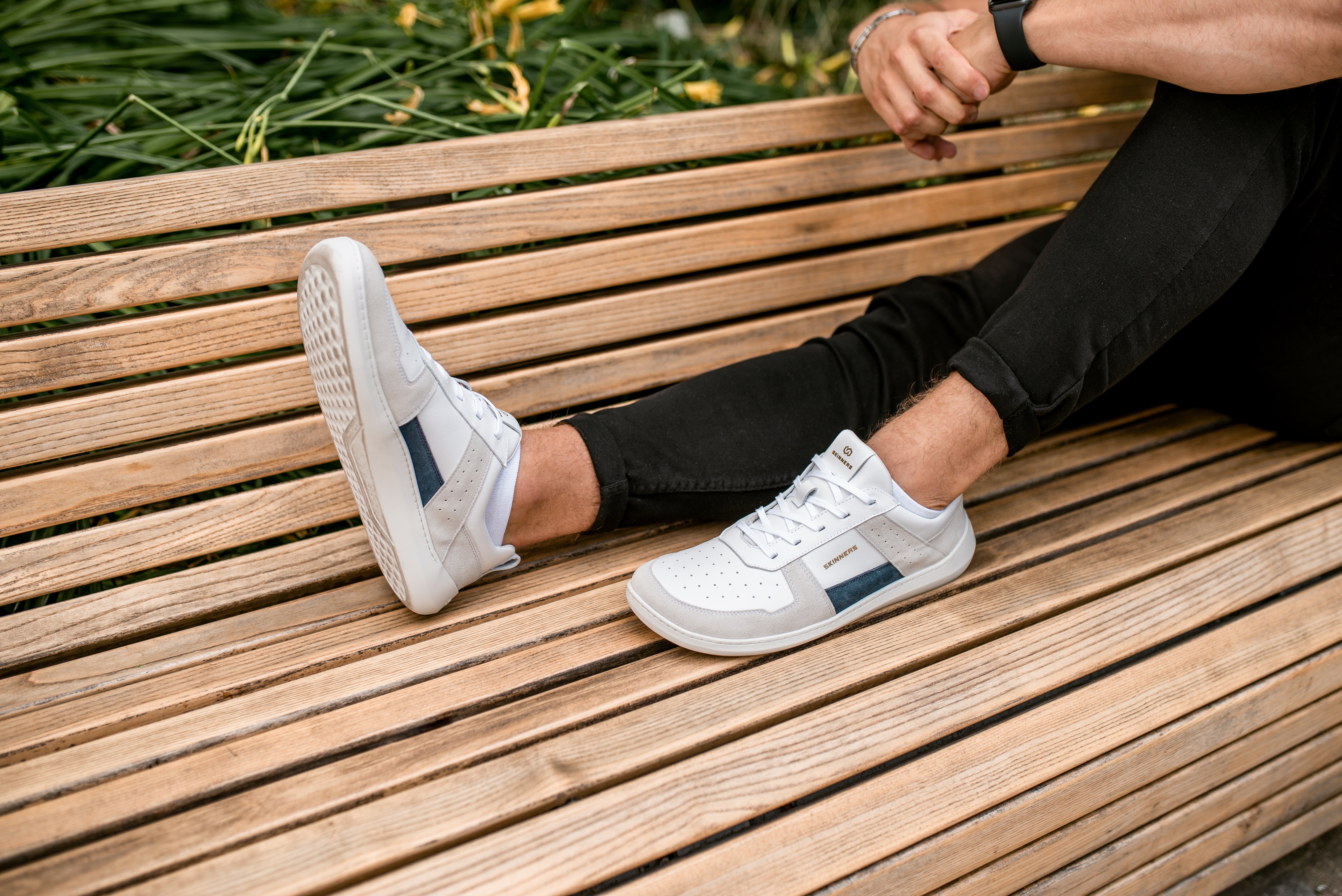 Skinners Oldschooler II – Blue/White