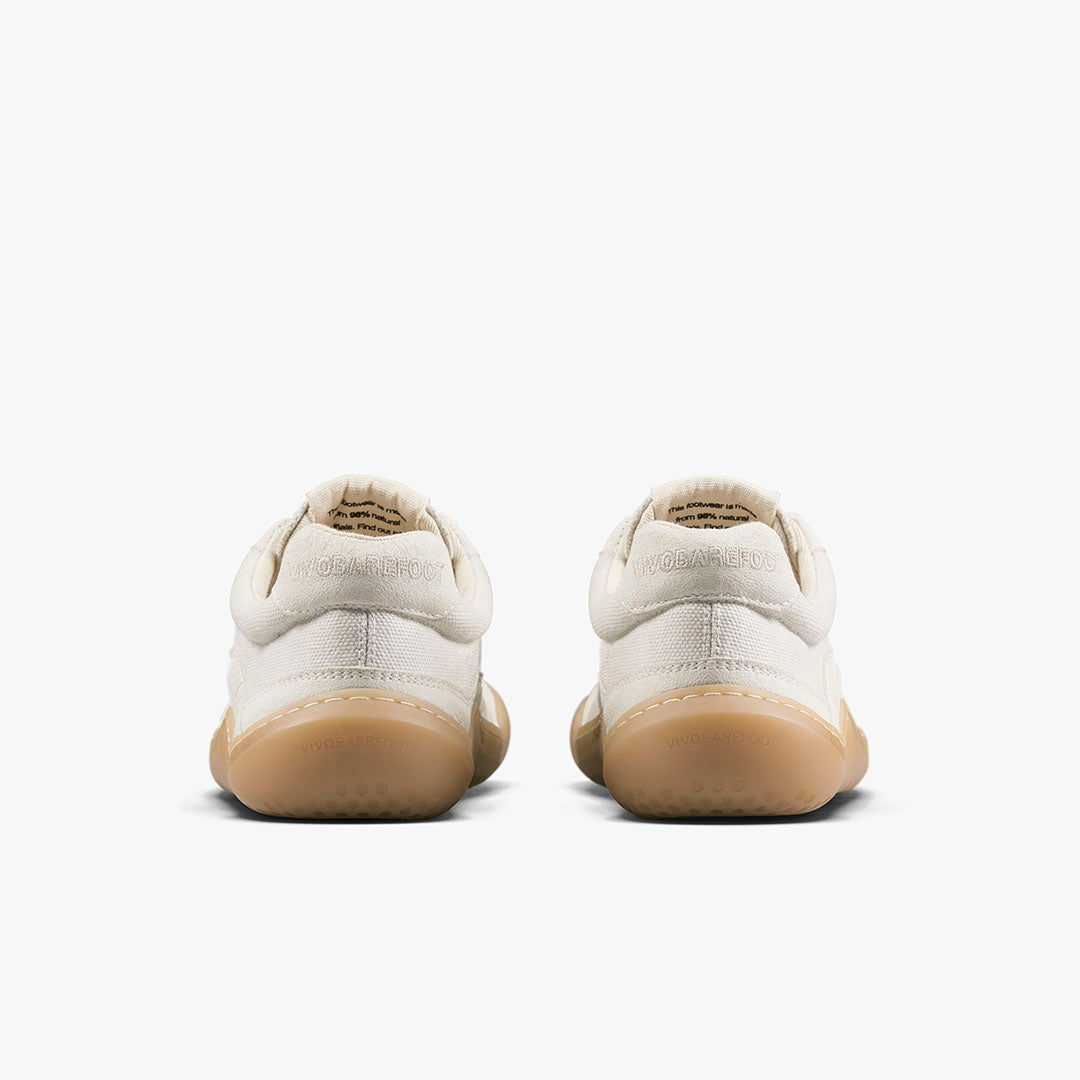 Vivobarefoot Gobi II Sneaker Premium Canvas Womens – Natural White