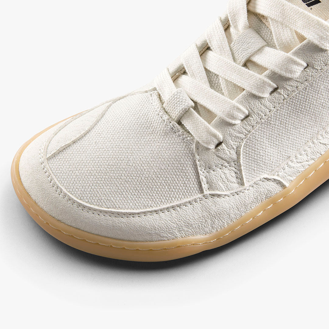 Vivobarefoot Gobi II Sneaker Premium Canvas Womens – Natural White