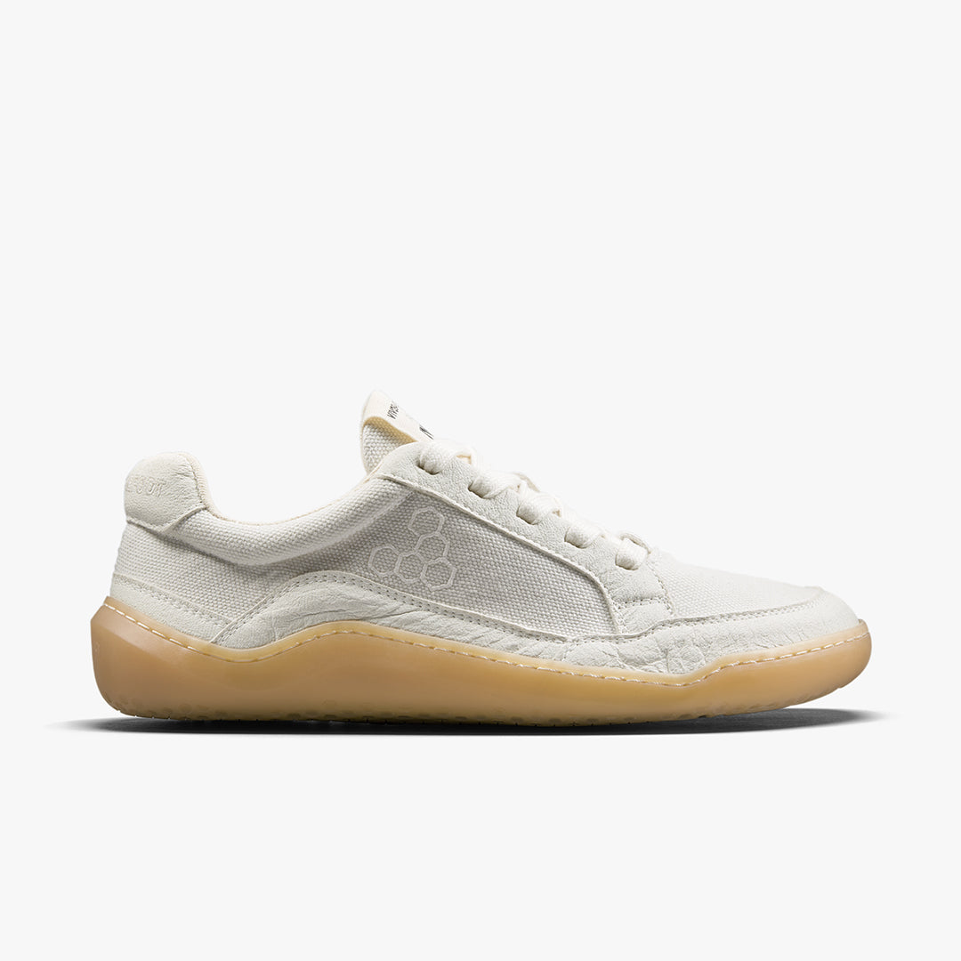 Vivobarefoot Gobi II Sneaker Premium Canvas Womens – Natural White