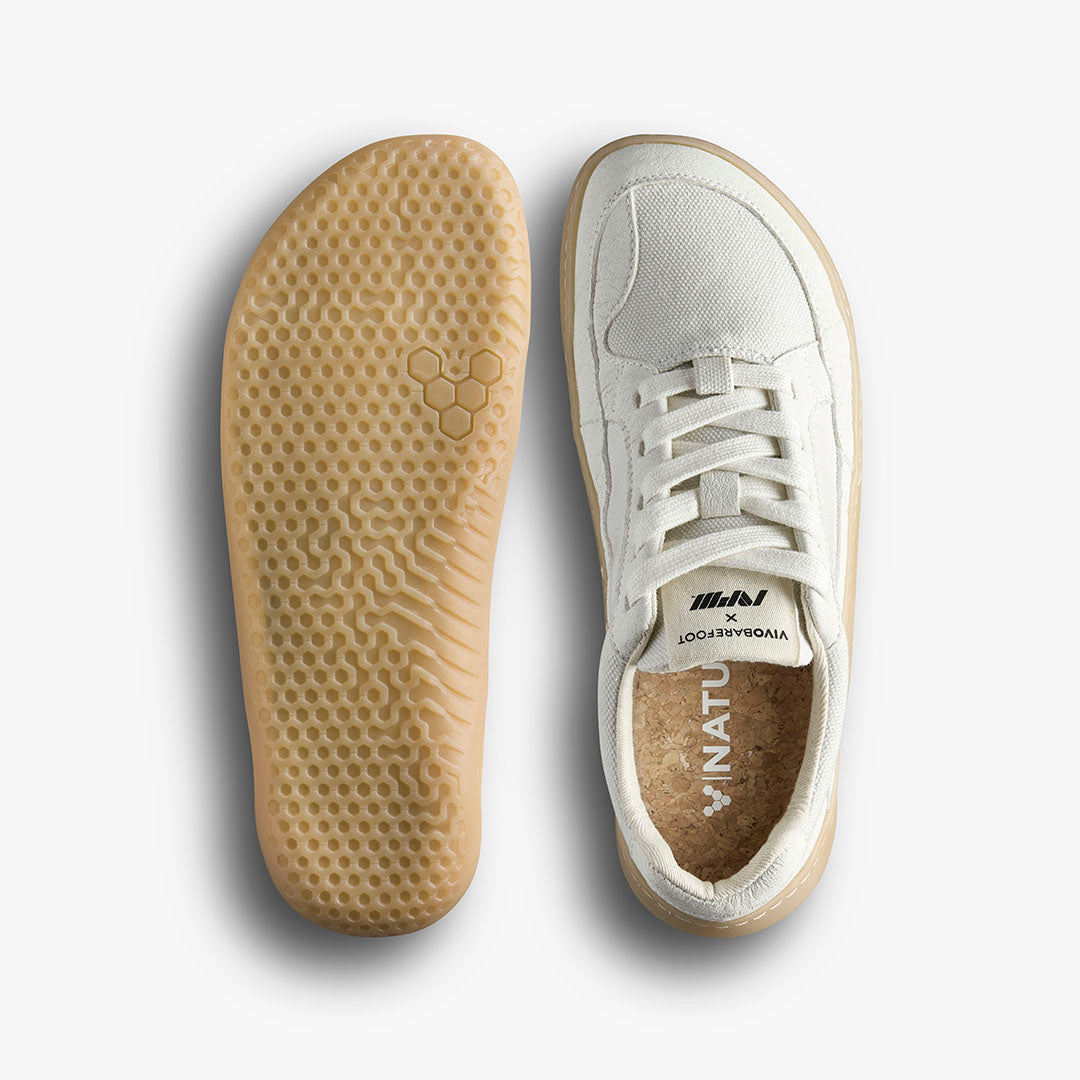Vivobarefoot Gobi II Sneaker Premium Canvas Mens – Natural White