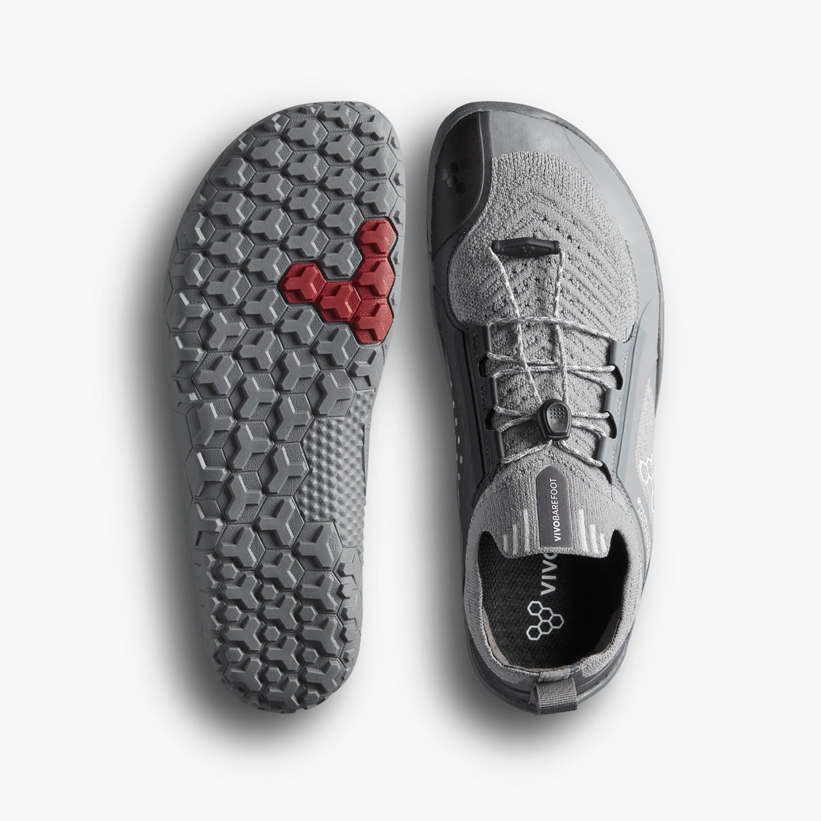 Vivobarefoot Primus Trail Knit FG Womens - Ultimate Grey