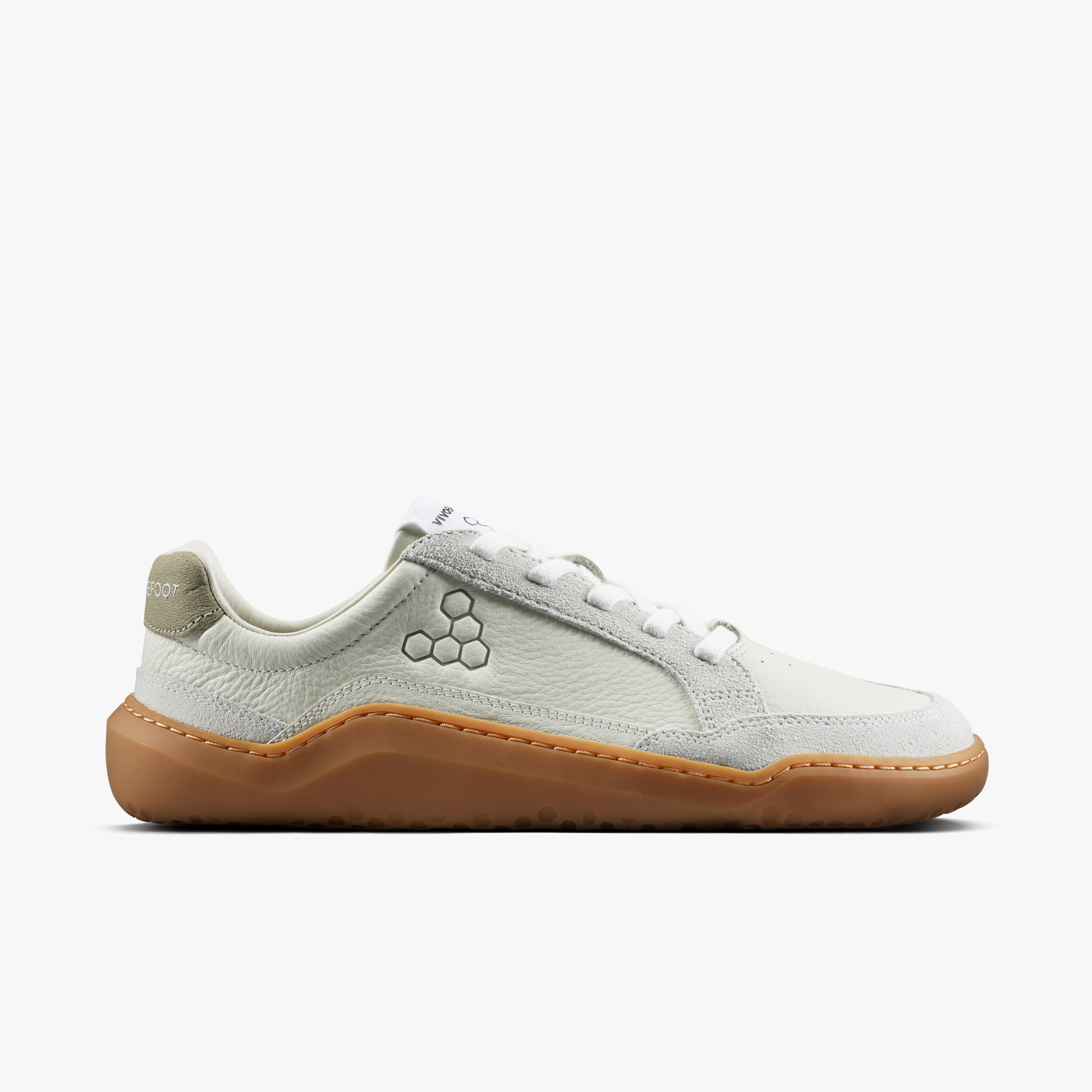 Vivobarefoot Gobi III Sneaker Leather Womens – Dusty Green – side view
