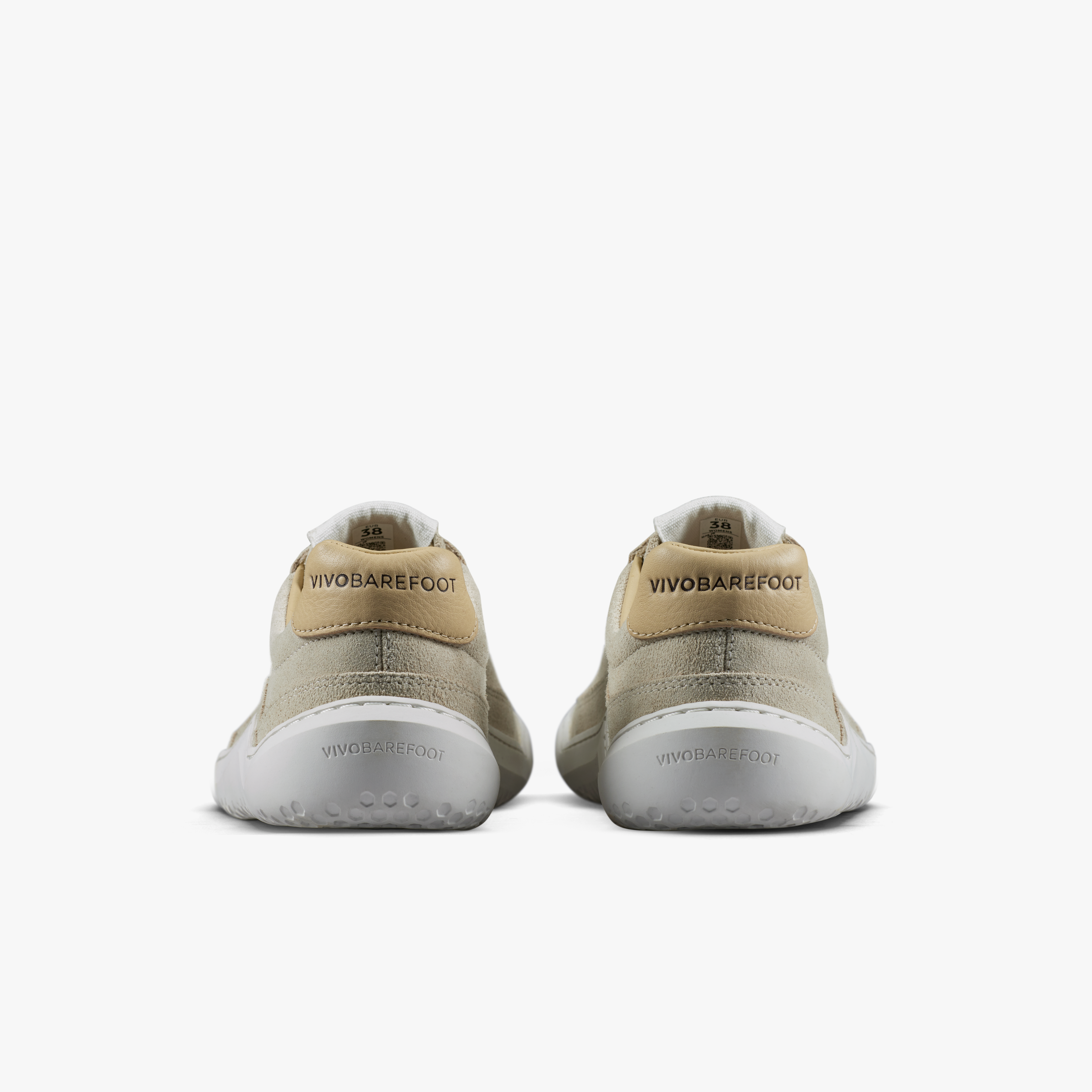 Vivobarefoot Gobi III Sneaker Leather Womens – Sand/Fig – back view