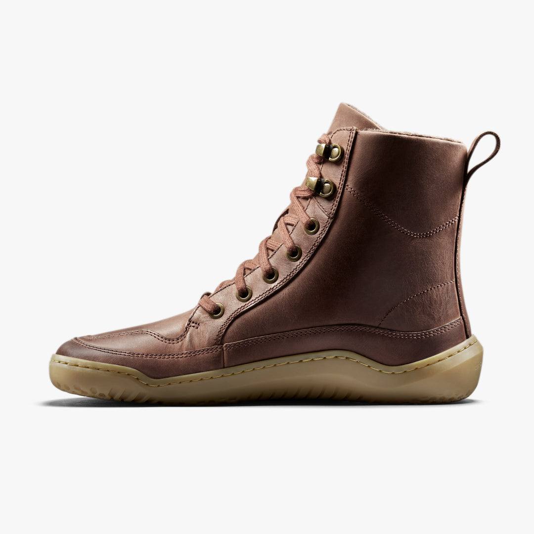 Vivobarefoot Gobi Boot Warmlined Womens - Bark