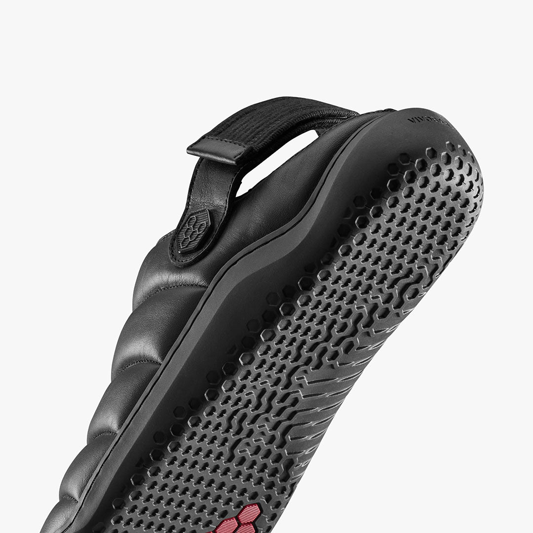 Vivobarefoot Gobi Wavey Mule Womens – Obsidian