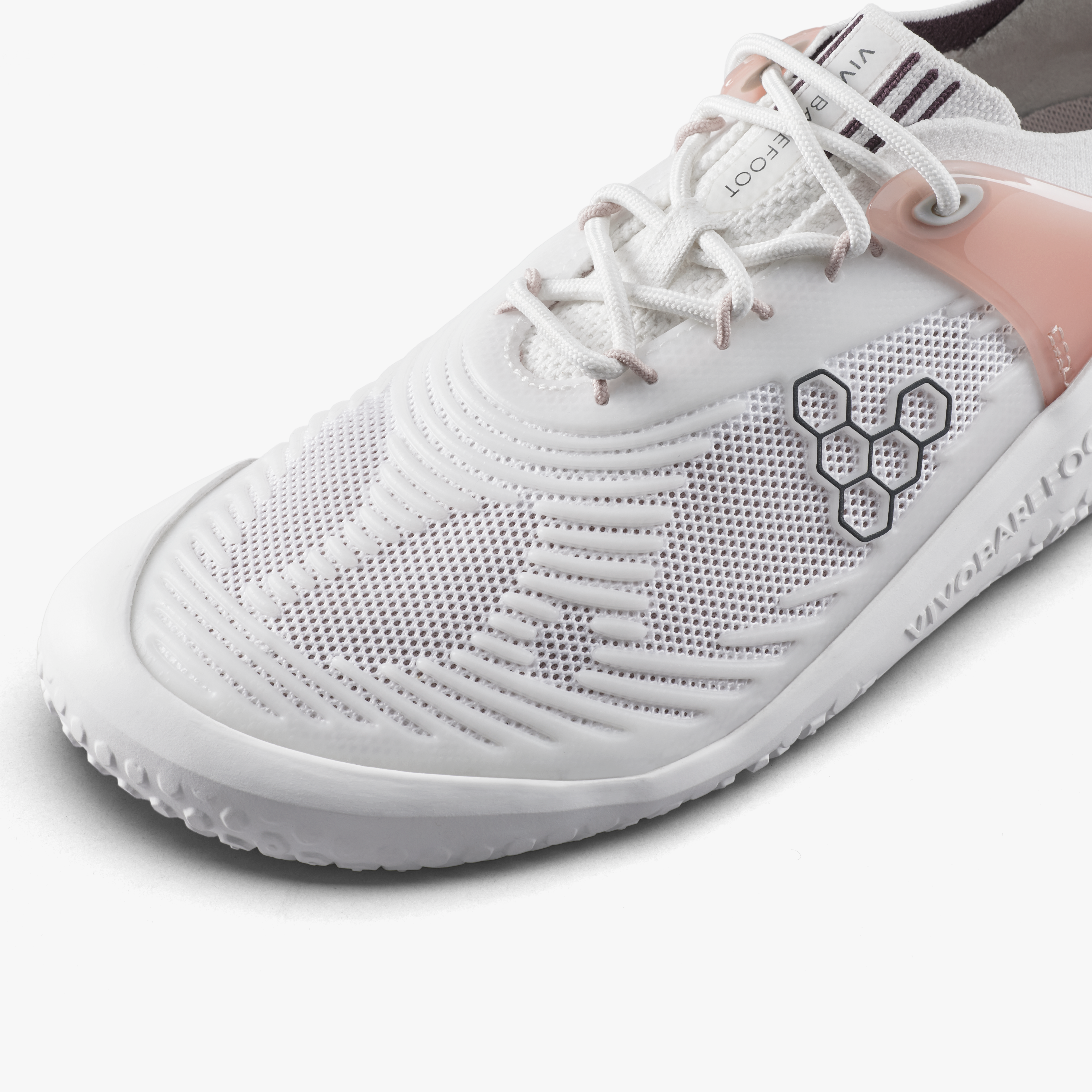 Vivobarefoot Motus Strength II Womens – Sepia Rose – Closeup1
