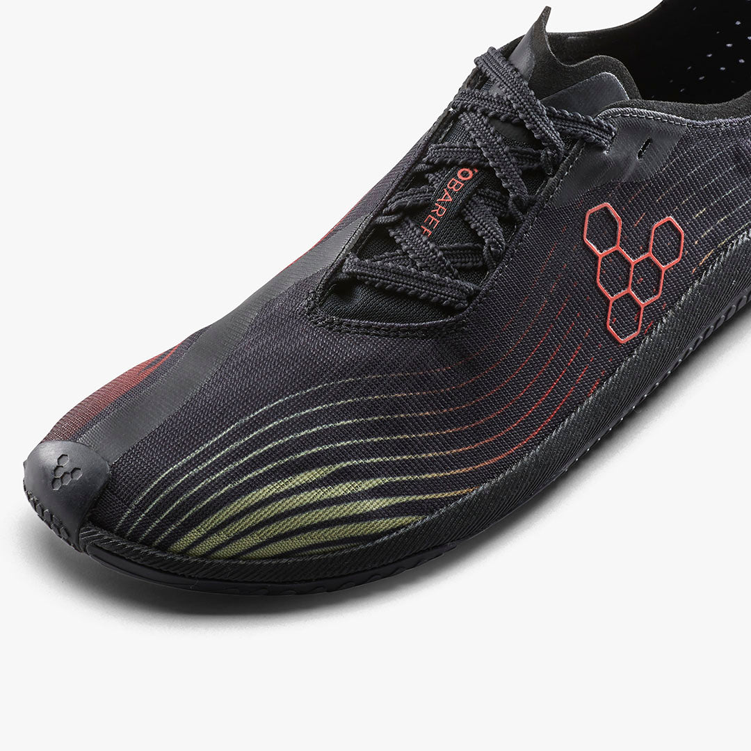 Vivobarefoot Primus Flow Womens – Obsidian/Cherry Tomato