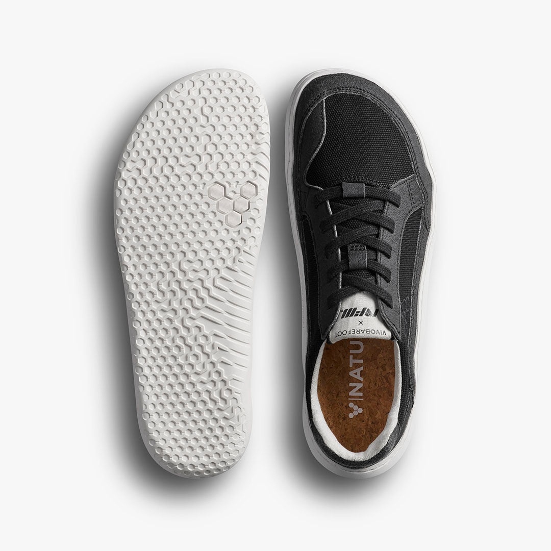 Vivobarefoot Gobi II Sneaker Premium Canvas Womens – Obsidian