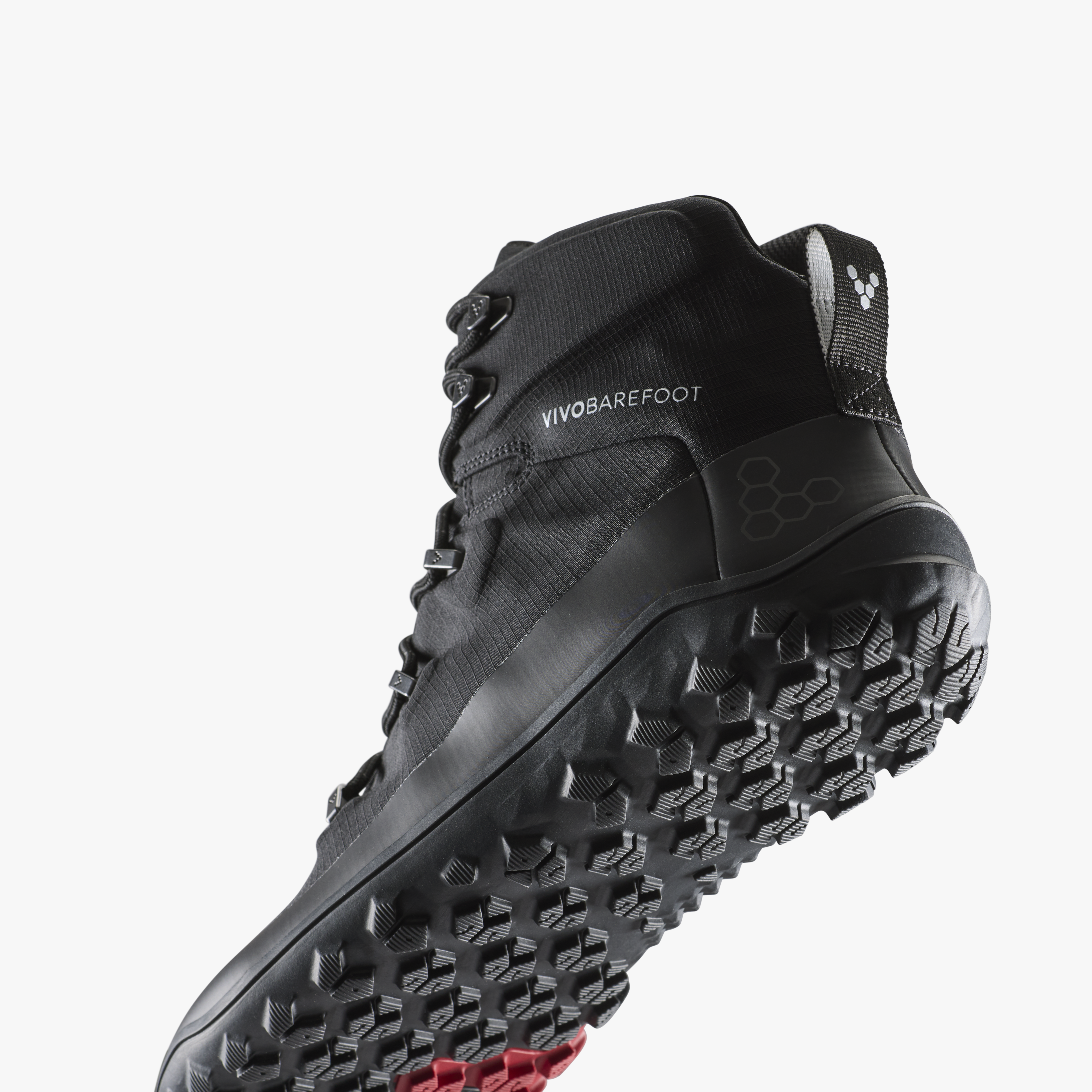 Vivobarefoot Tracker Textile AT II Womens – Obsidian – Closeup2