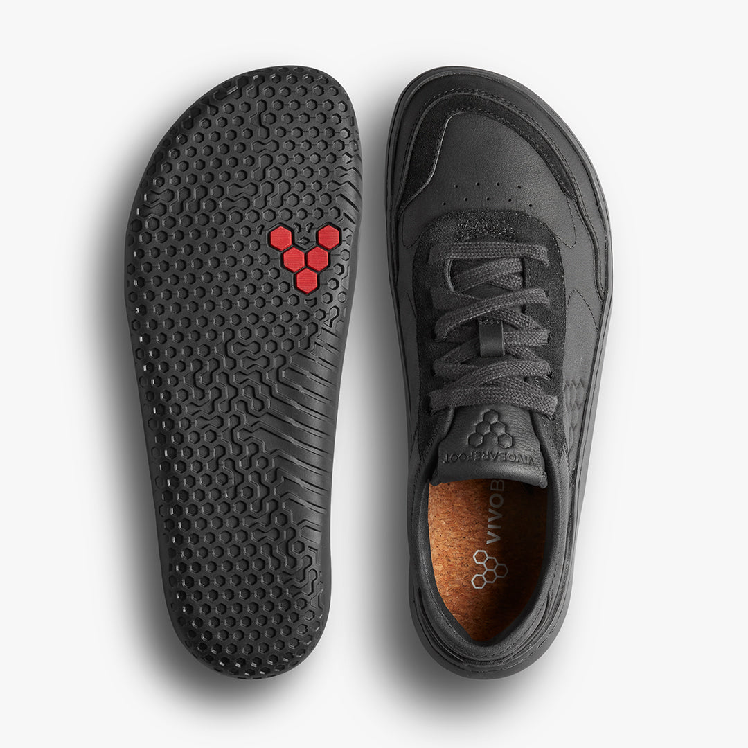 Vivobarefoot Gobi Sneaker Leather Womens – Obsidian