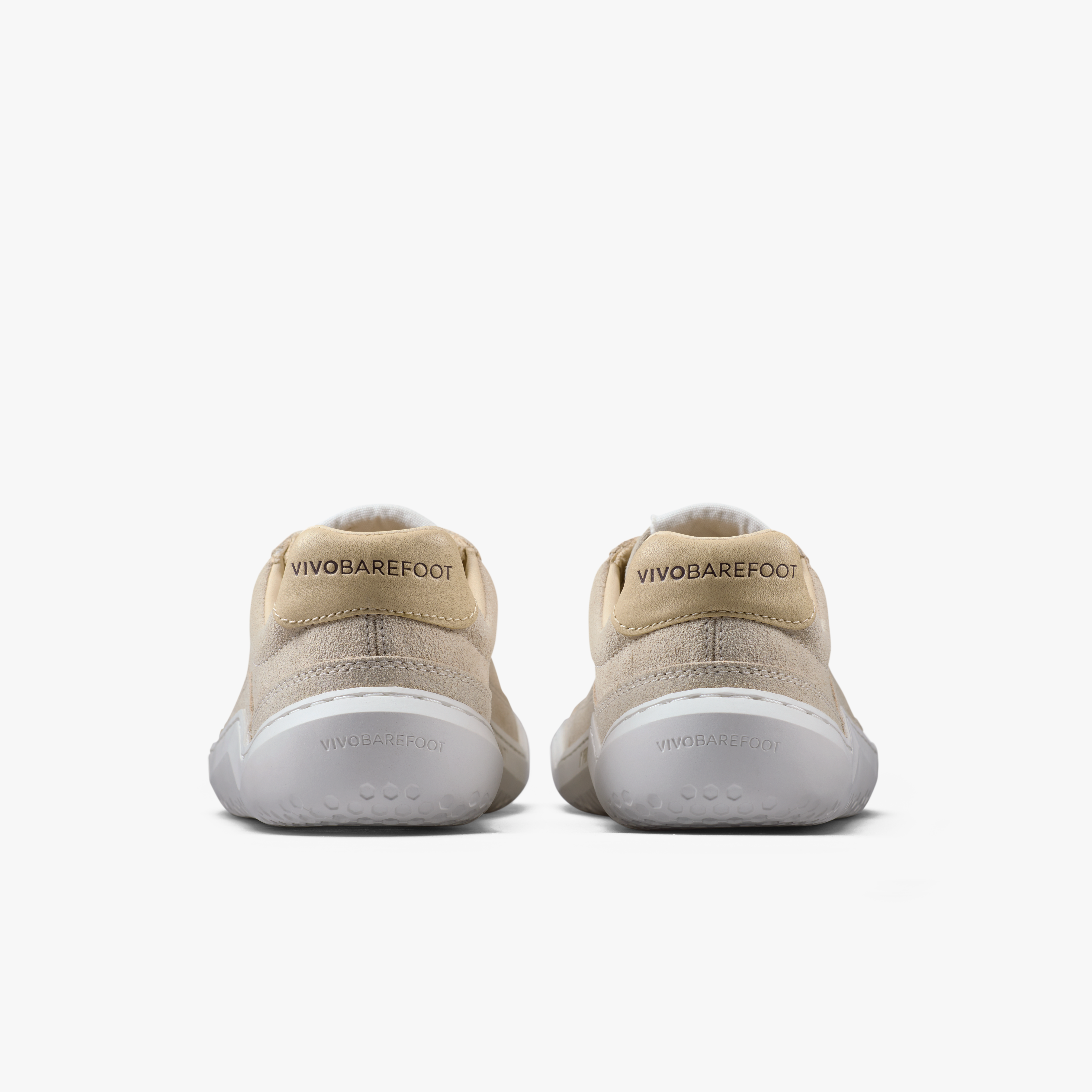 Vivobarefoot Gobi II Sneaker Premium Leather Womens Sand/Fig, set bagfra