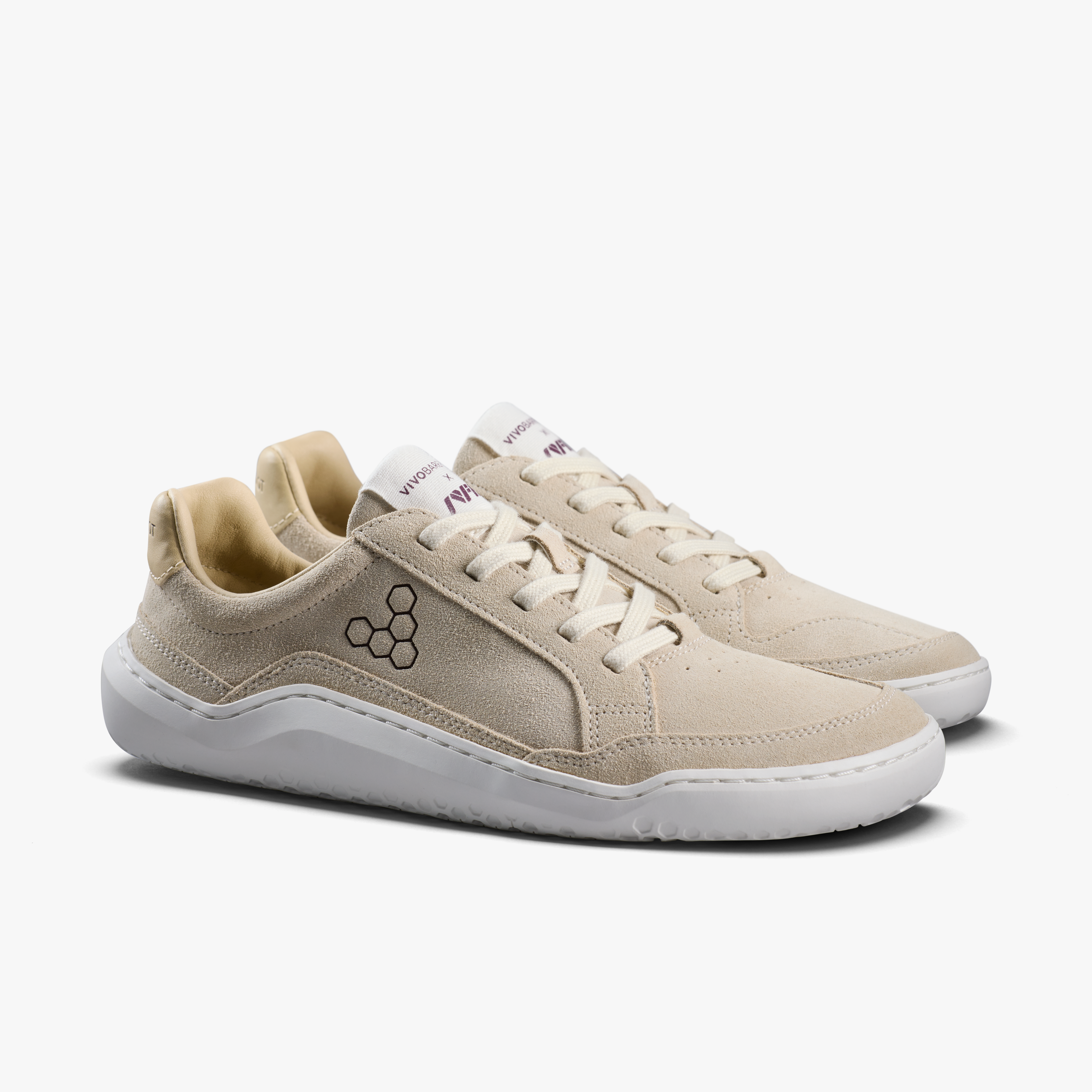 Vivobarefoot Gobi II Sneaker Premium Leather Mens Sand/Fig, parvist