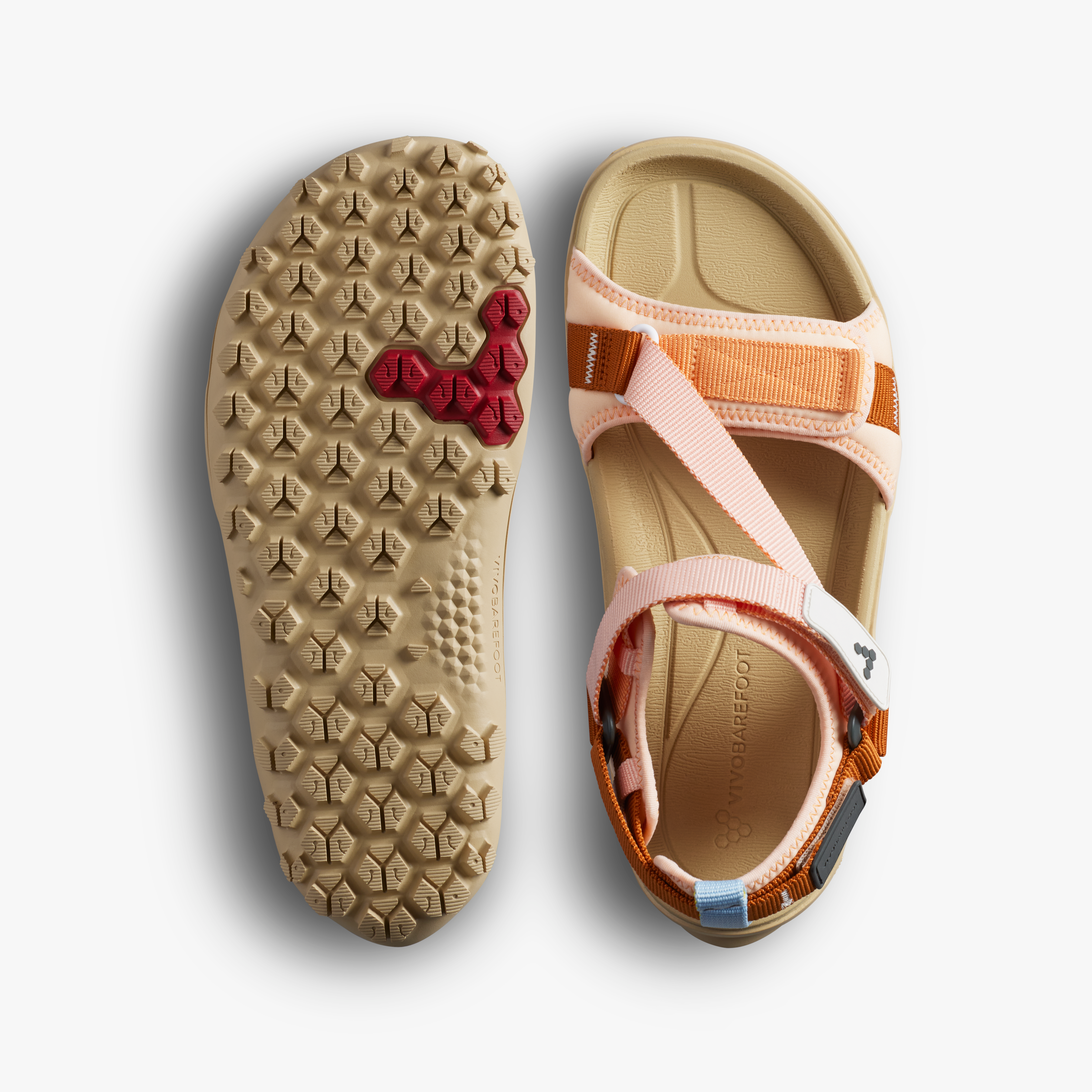 Vivobarefoot Tracker ORA Sandal Womens – Coral – SoleAndTop