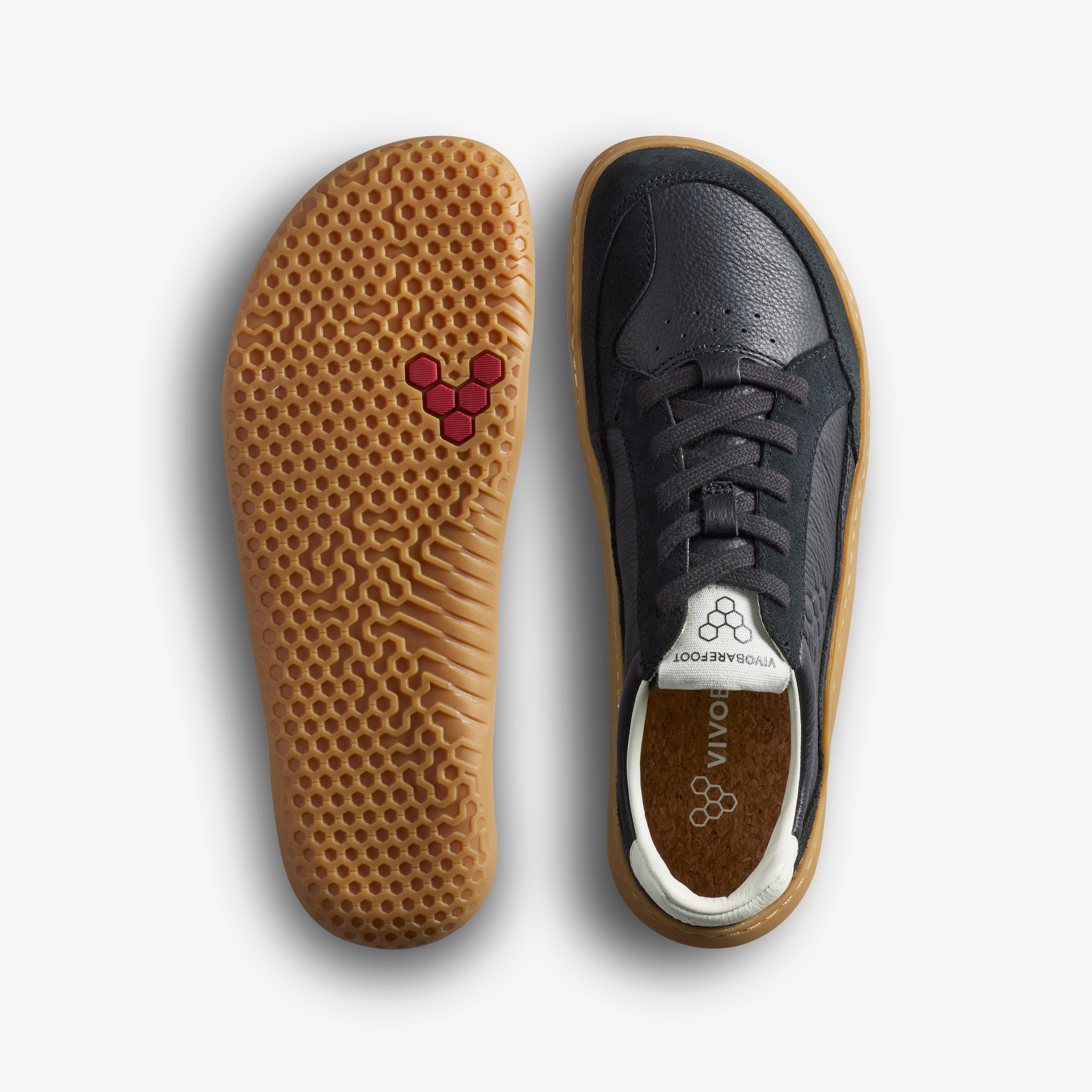 Vivobarefoot Gobi III Sneaker Leather Mens – Obsidian – SoleAndTop