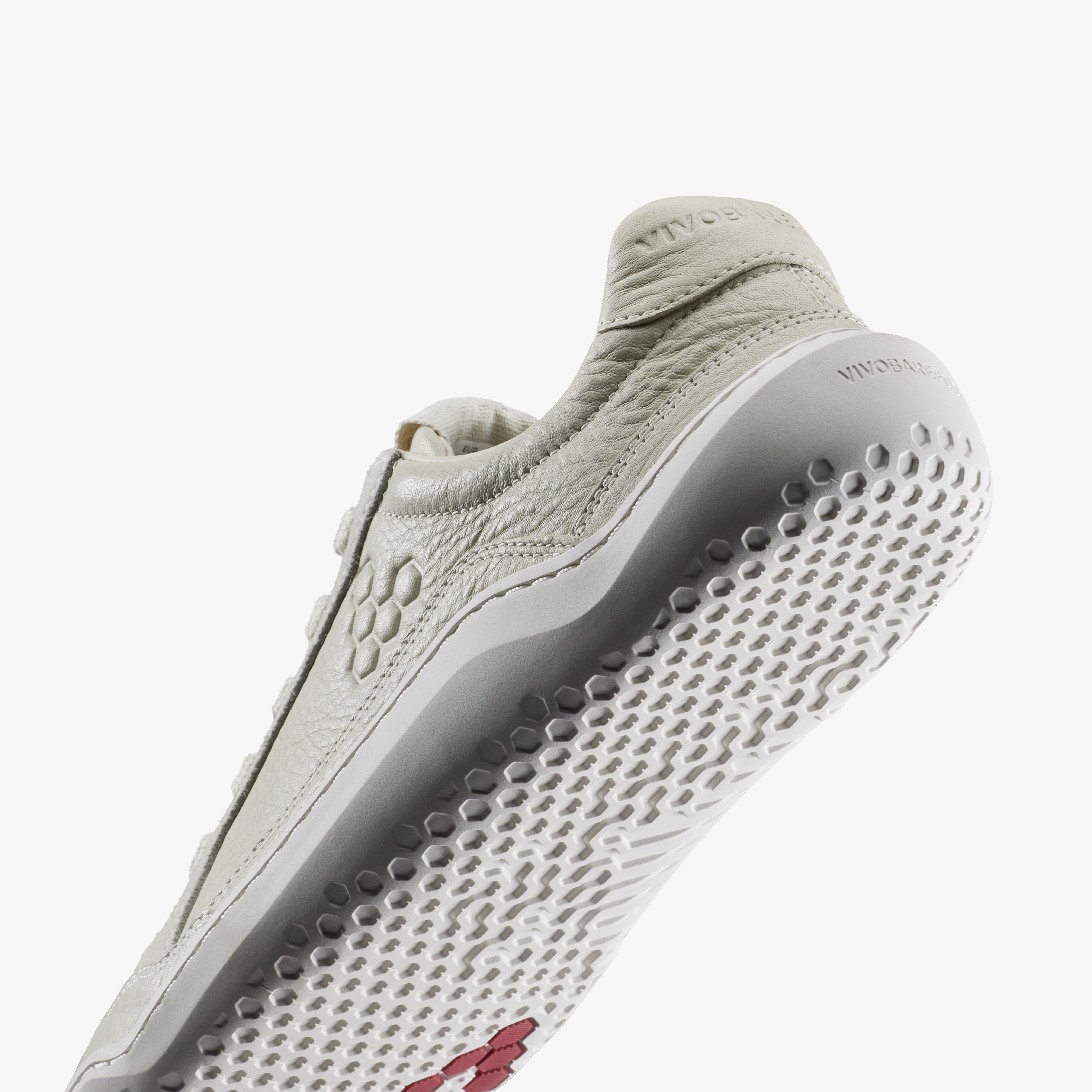 Vivobarefoot Gobi III Sneaker Leather Mens – Limestone – Closeup2