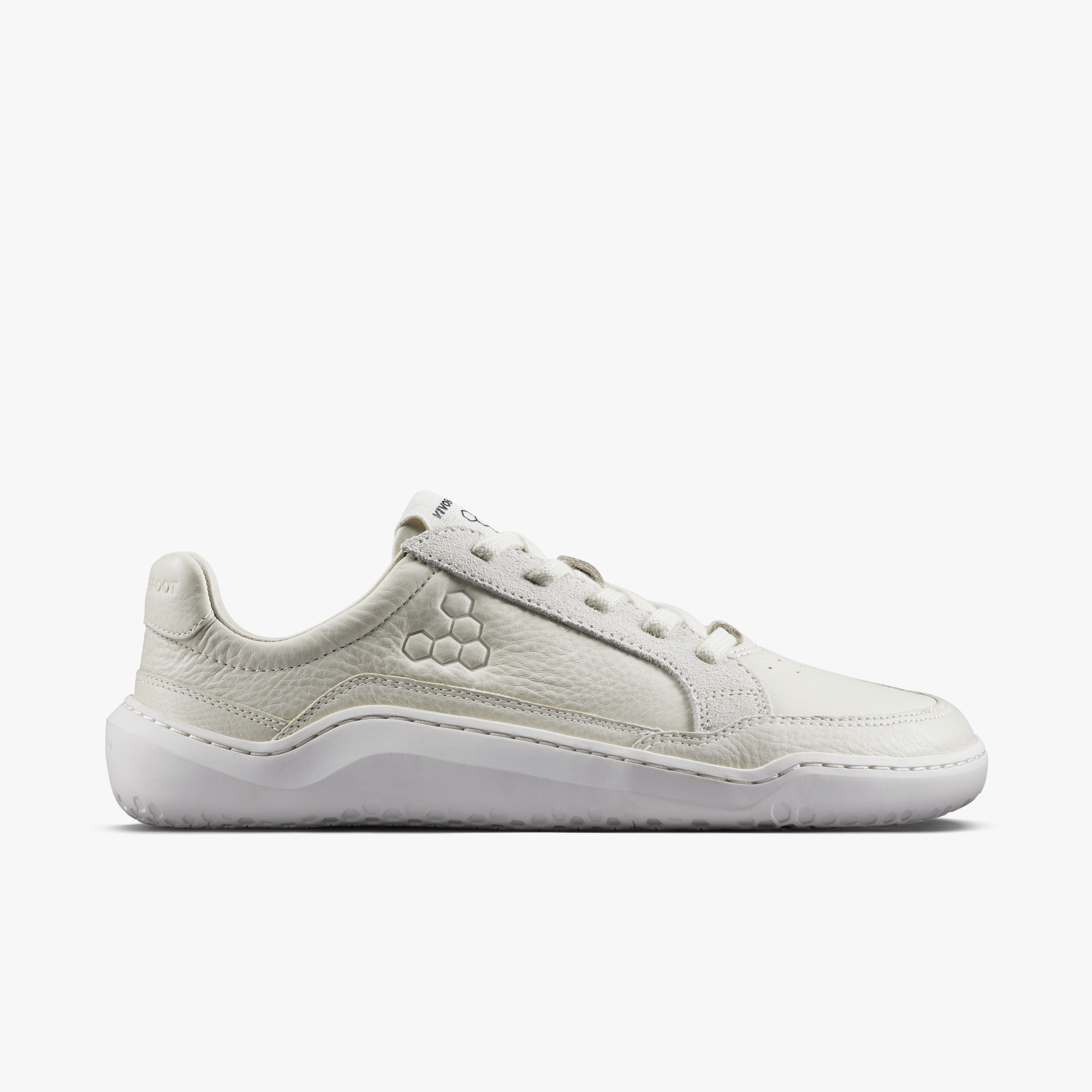Vivobarefoot Gobi III Sneaker Leather Mens – Limestone – Side