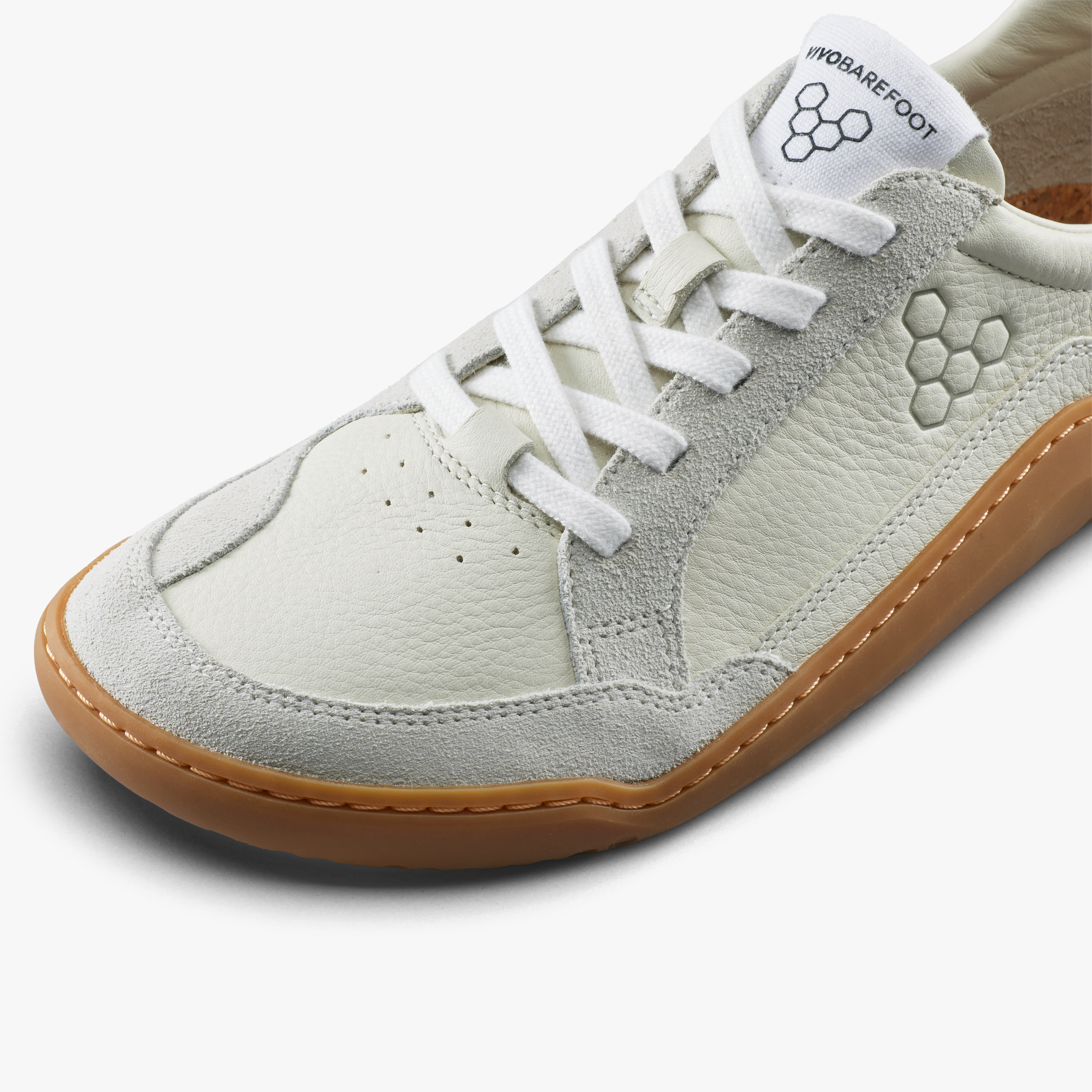 Vivobarefoot Gobi III Sneaker Leather Mens – Dusty Green – Closeup1