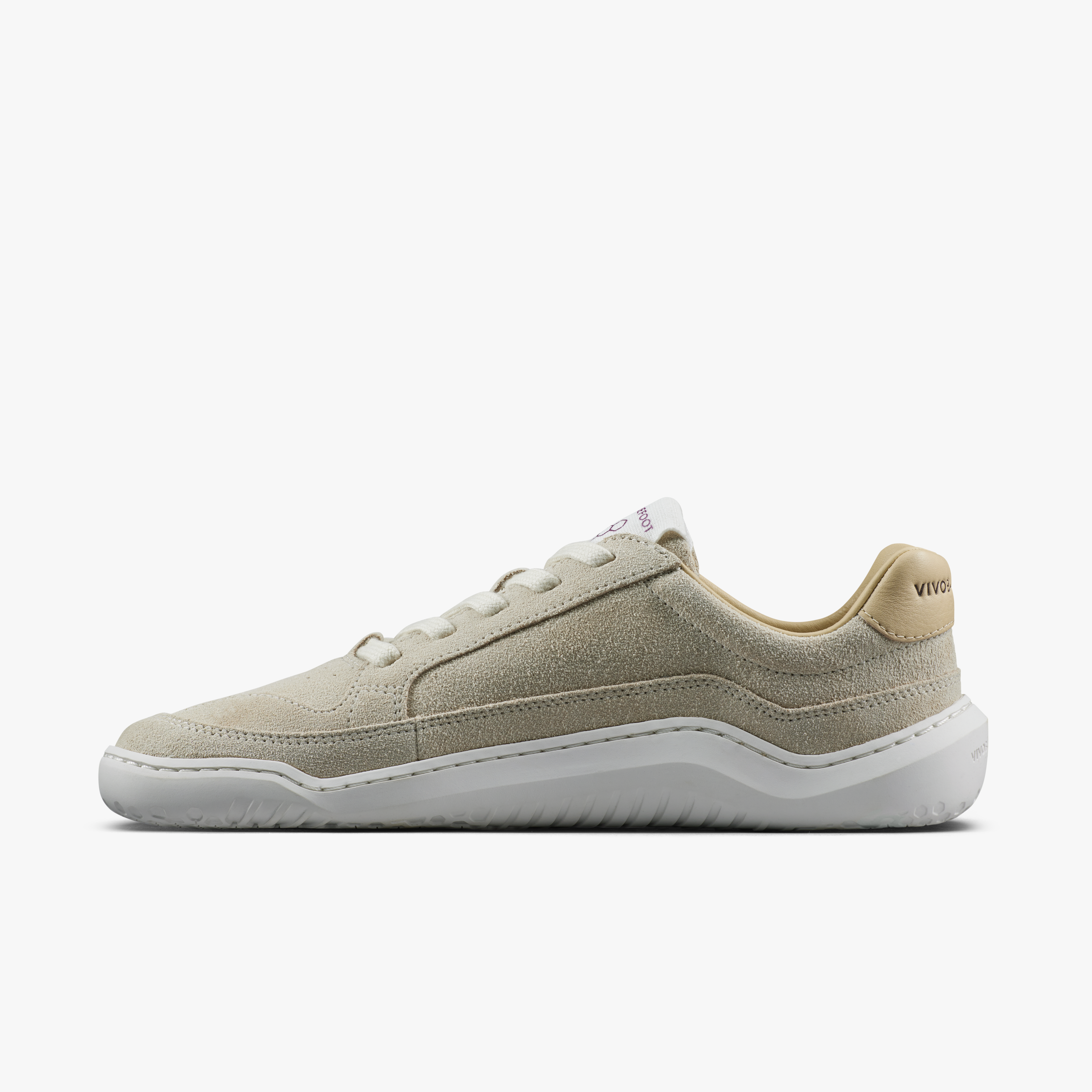 Vivobarefoot Gobi III Sneaker Leather Mens – Sand/Fig – Inside