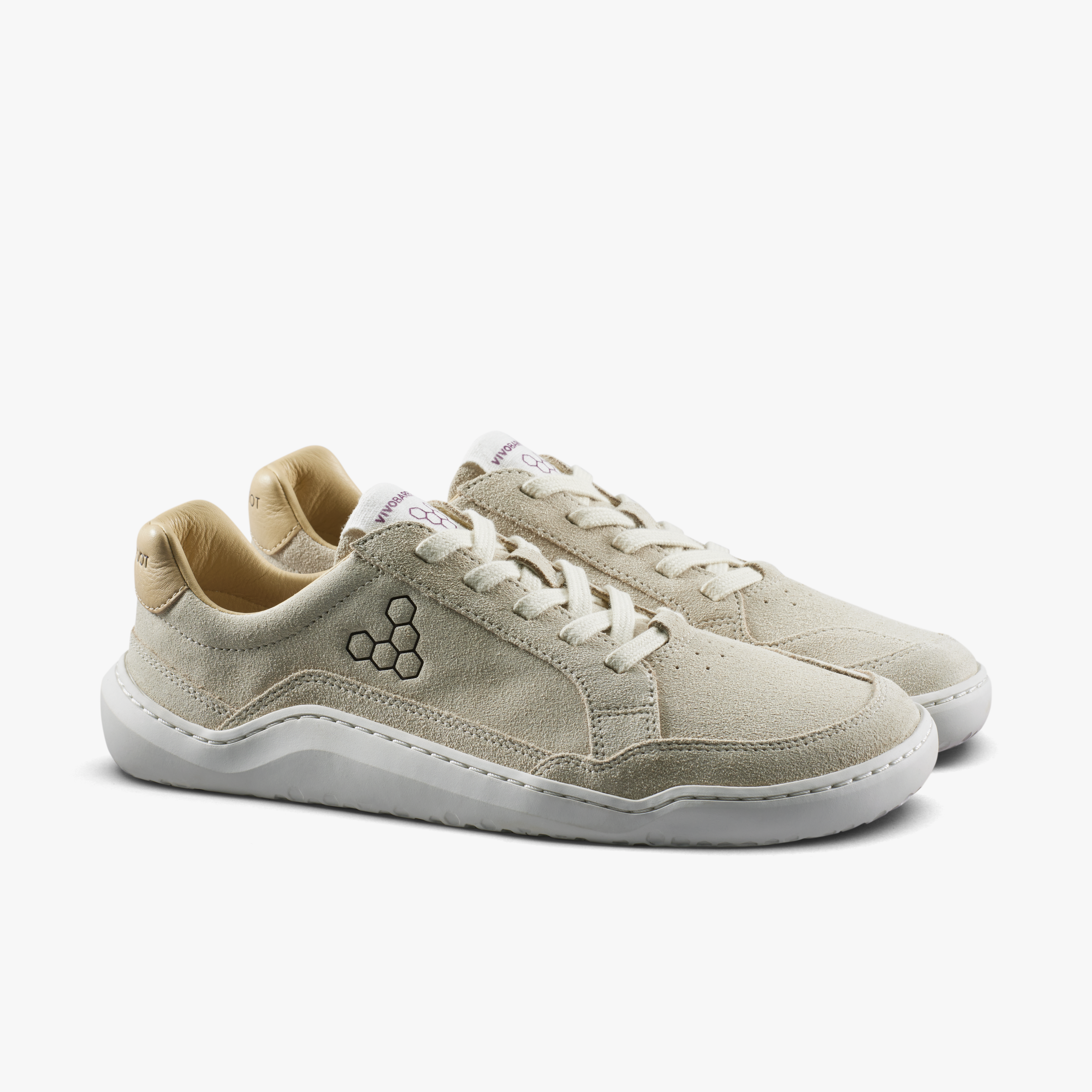 Vivobarefoot Gobi III Sneaker Leather Mens – Sand/Fig – Pair