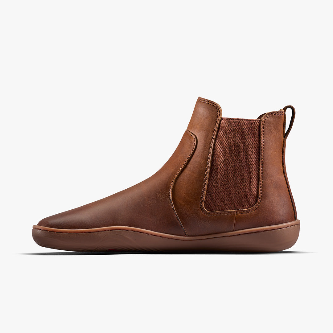 Vivobarefoot Sensus Chelsea Mens – Dark Tan