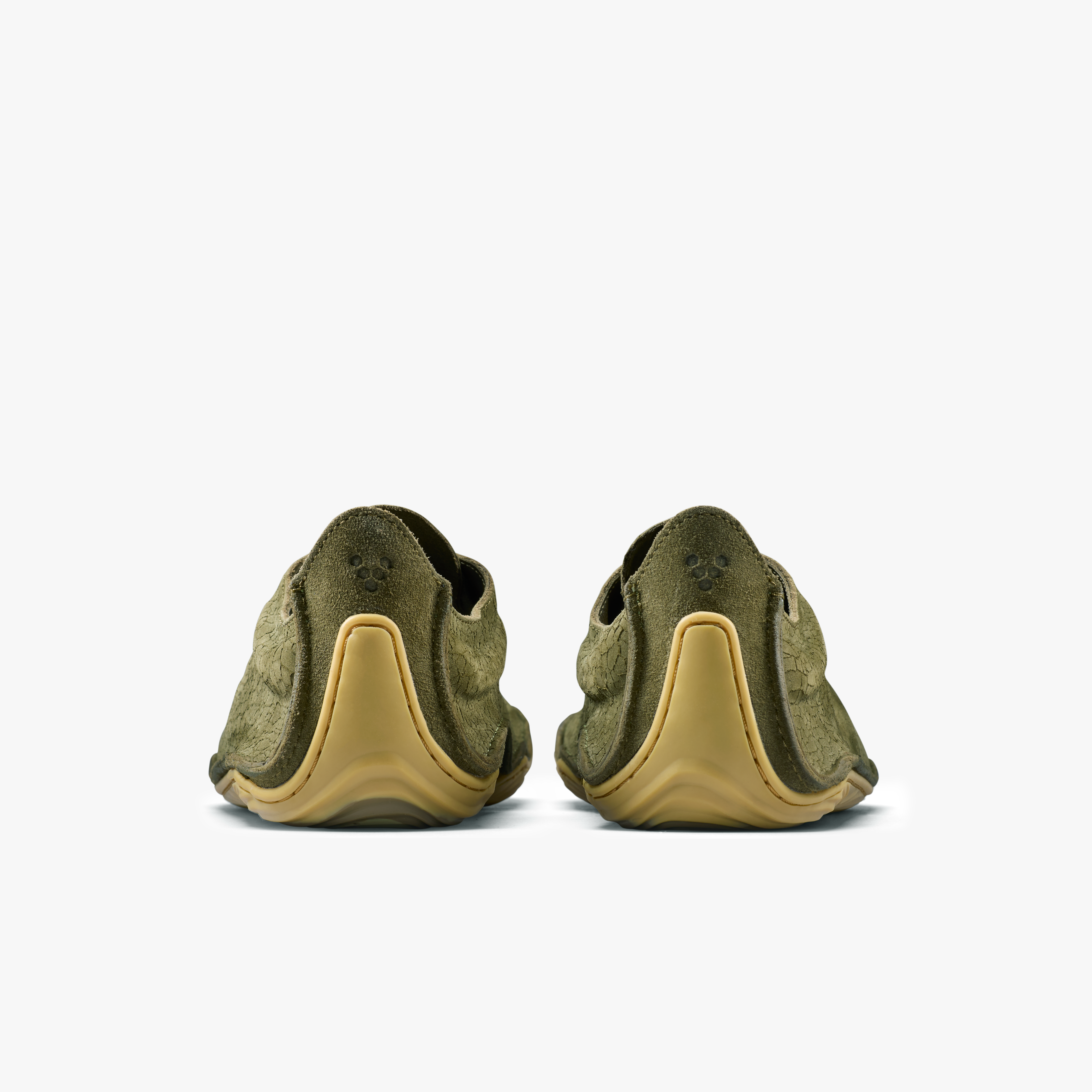 Vivobarefoot Sensus II Mens Dark Olive Cracked Leather, set bagfra