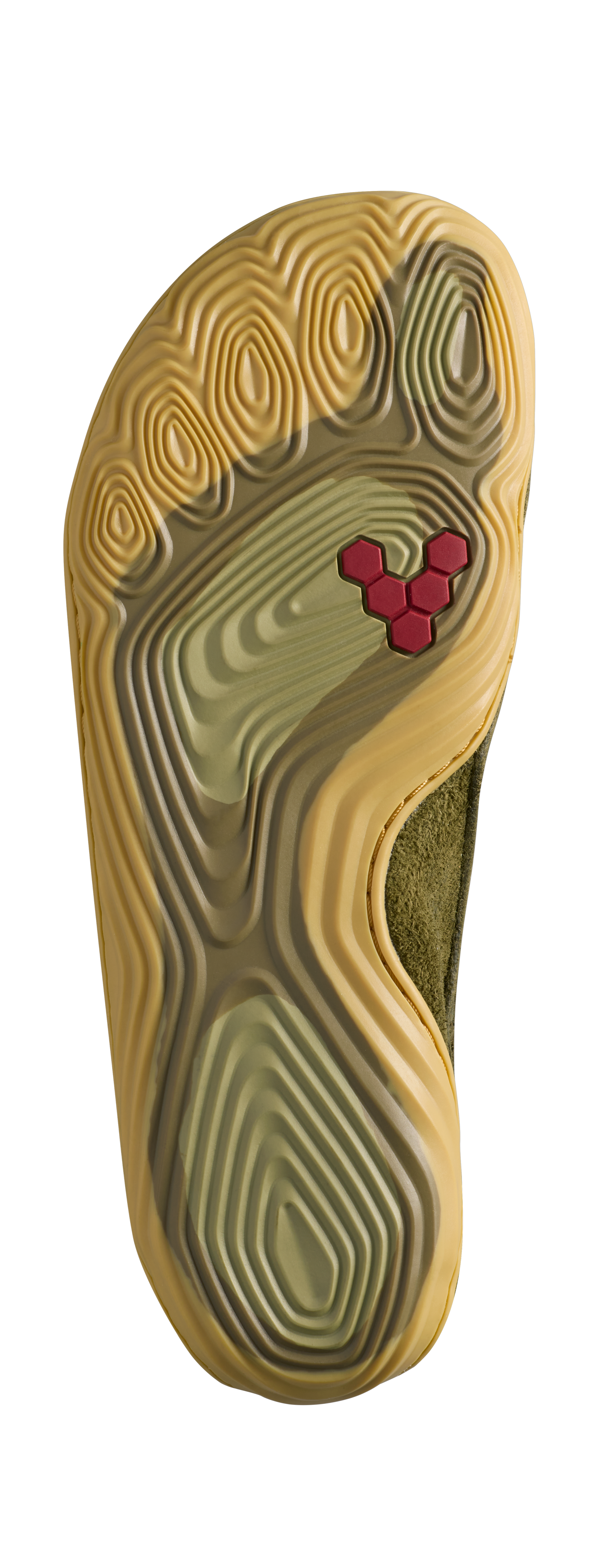 Vivobarefoot Sensus II Mens Dark Olive Cracked Leather, ydersål