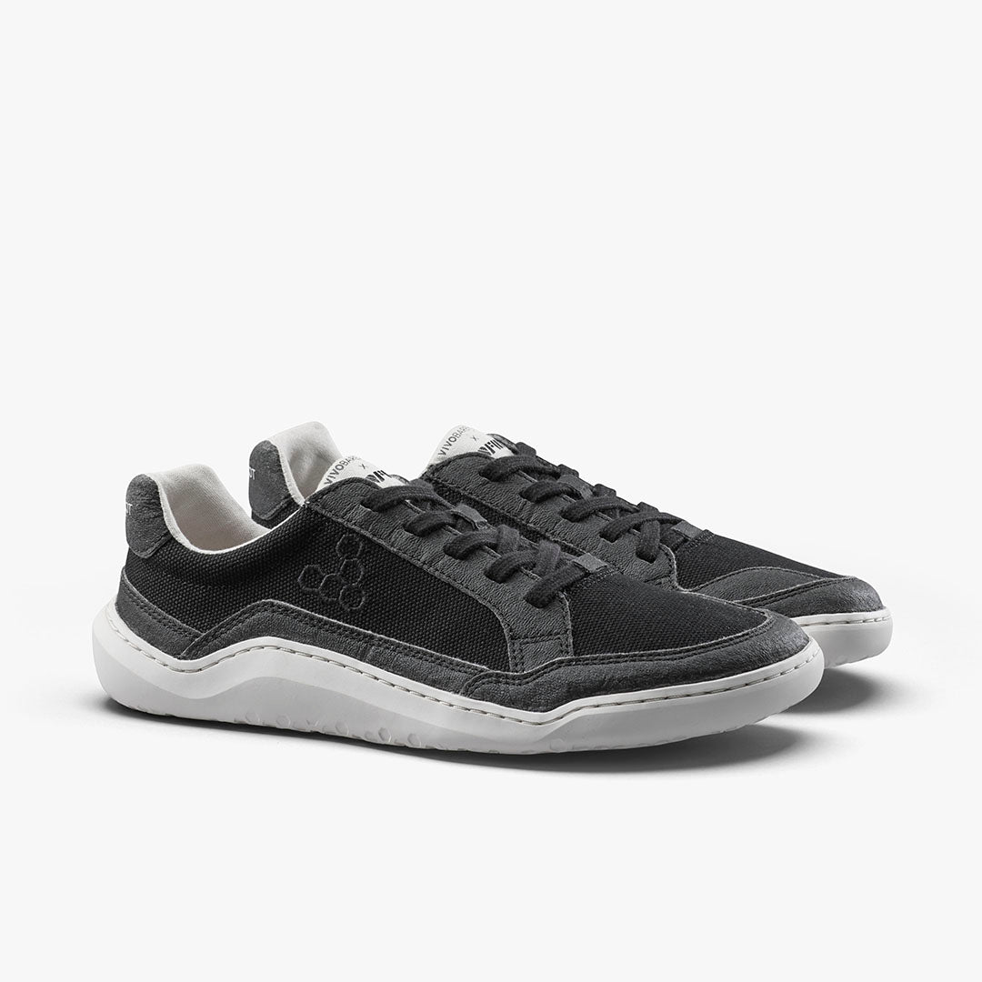 Vivobarefoot Gobi II Sneaker Premium Canvas Mens – Obsidian